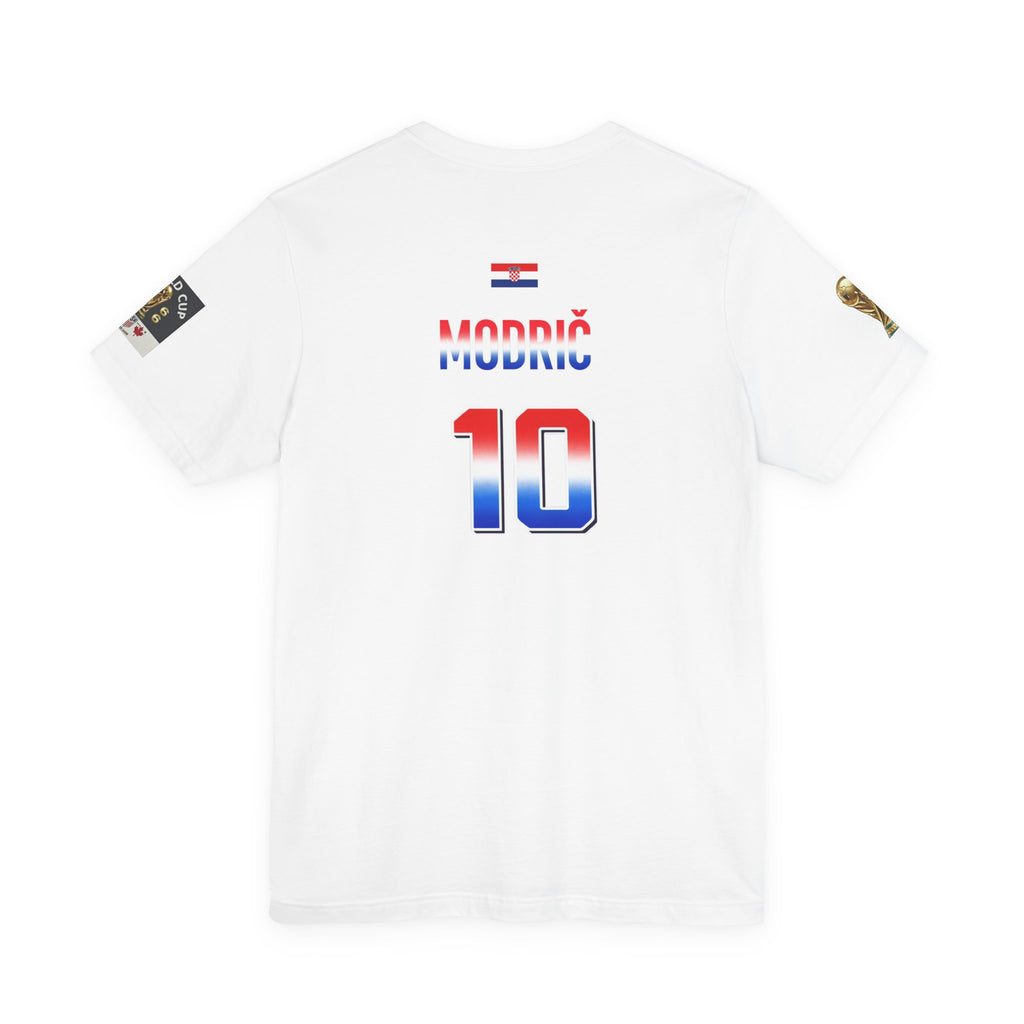 Modrić 10 Croatia Soccer Jersey Tee | Football Player Number Tee
