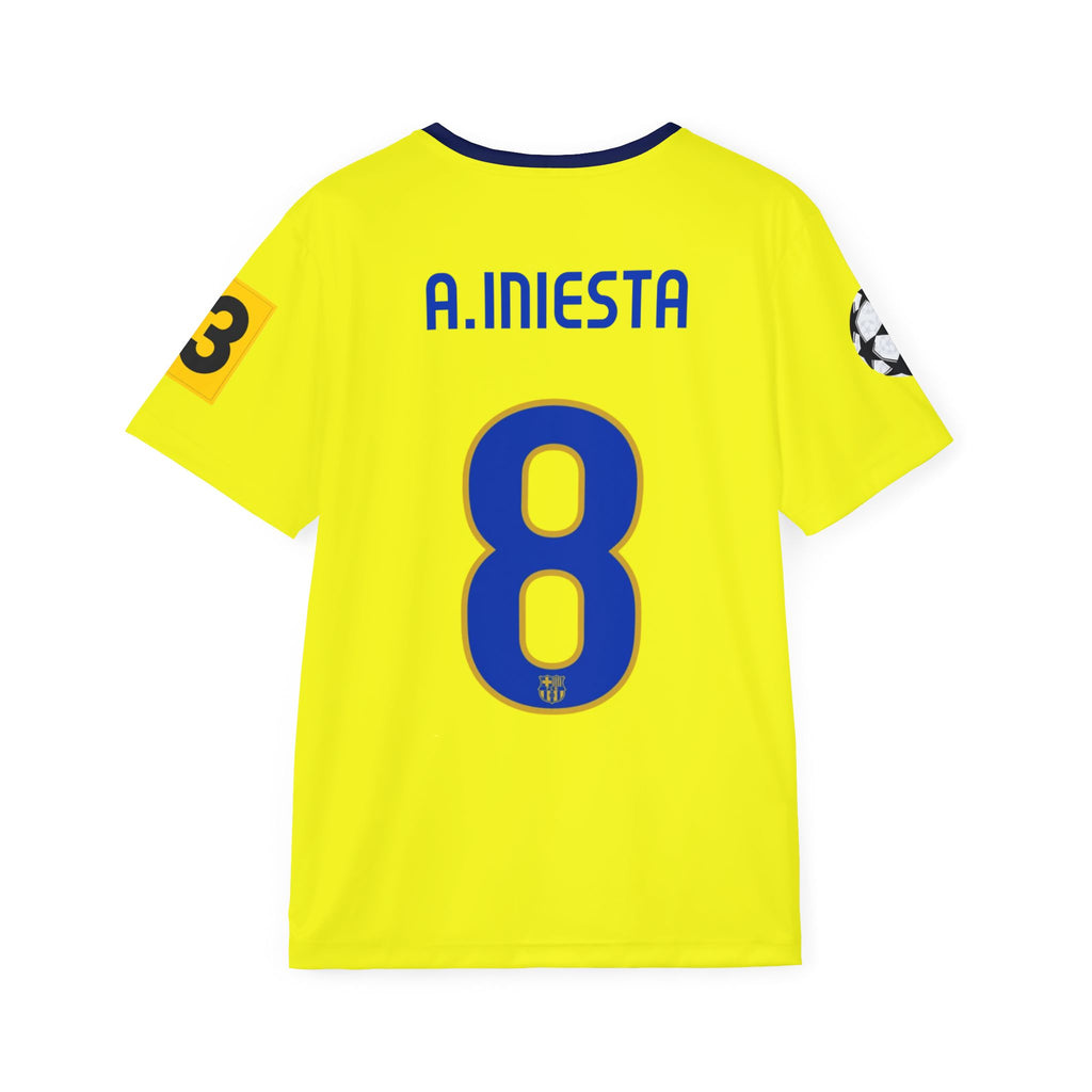 2009 Semi Finals A. Iniesta #8 Football Jersey — UNICEF Barcelona Replica