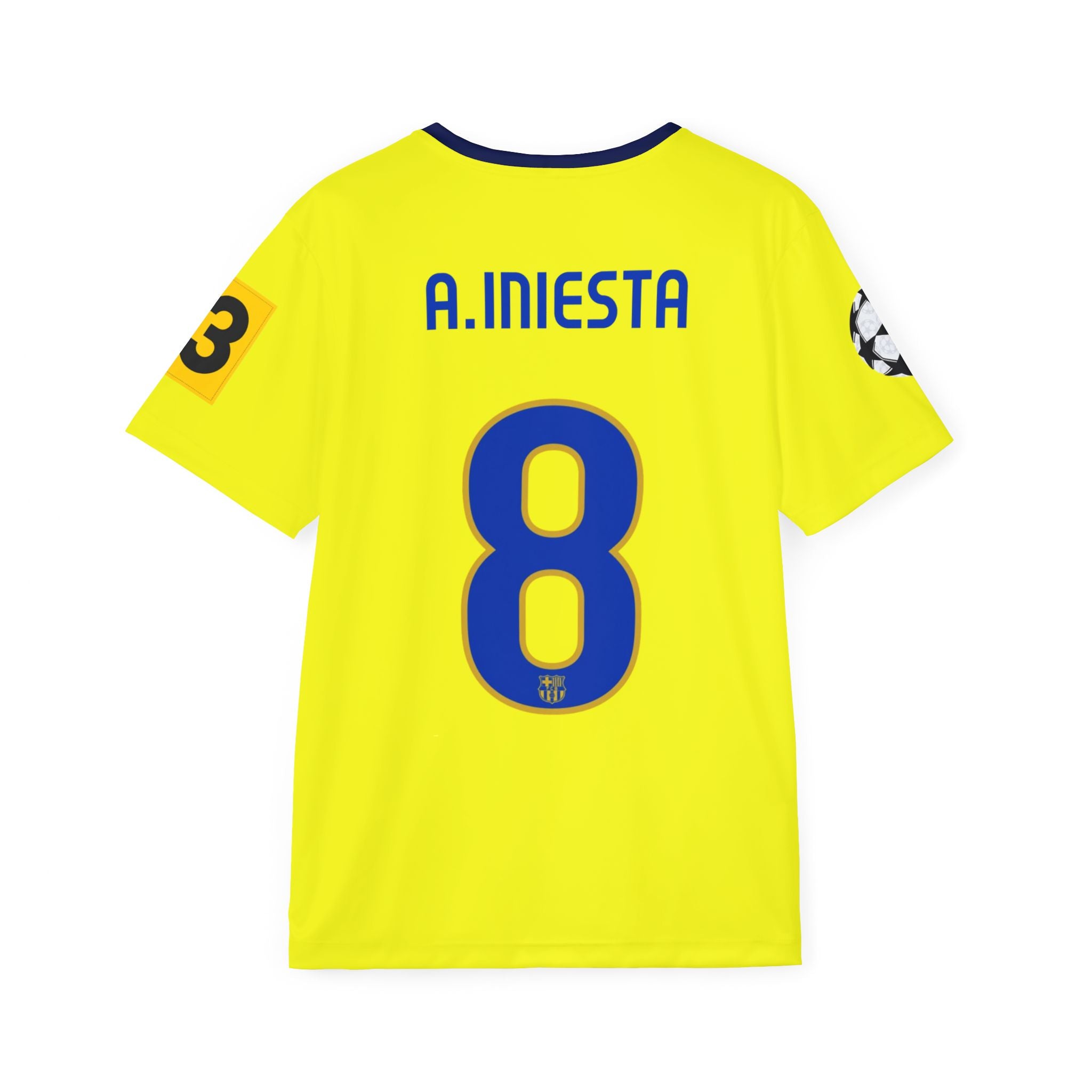 2009 Semi Finals A. Iniesta #8 Football Jersey — UNICEF Barcelona Replica