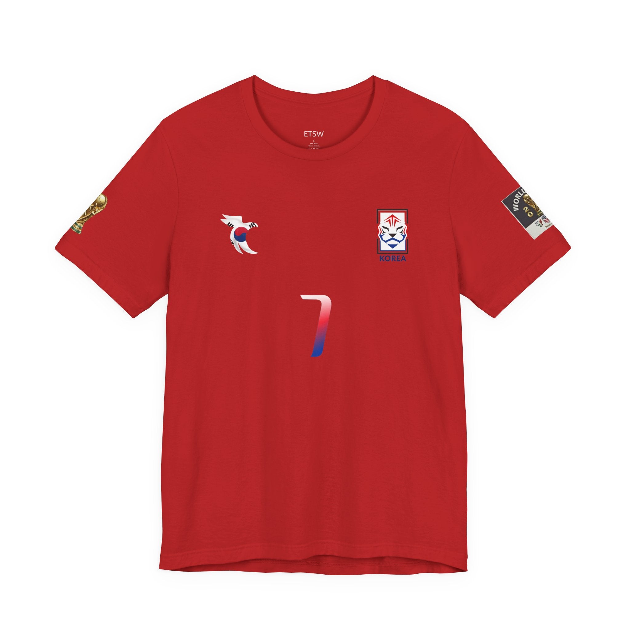 Son #7 South Korea World Cup Jersey Tee