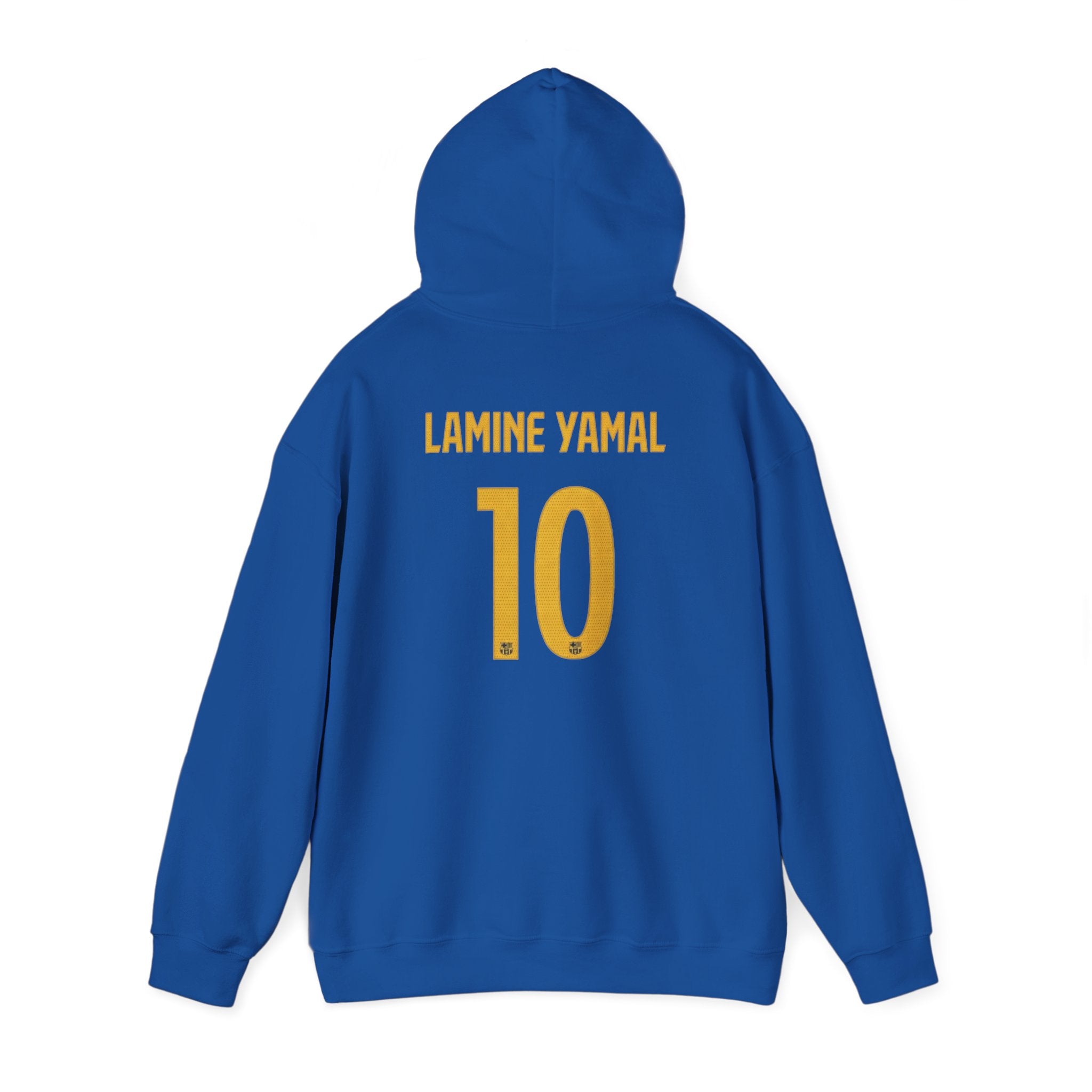 Hoodie — FC Barcelona Style '10' Lamine  Yamal Back Number