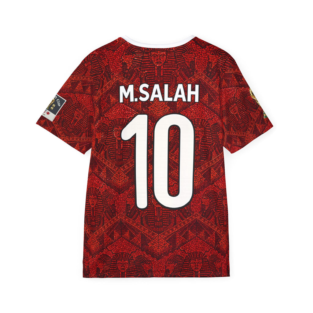Salah #10 Red Pattern Men's Sports Jersey