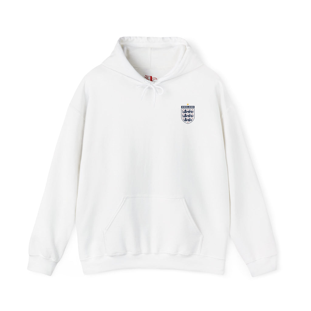 England Football Hoodie — Bellingham #10 Back Print