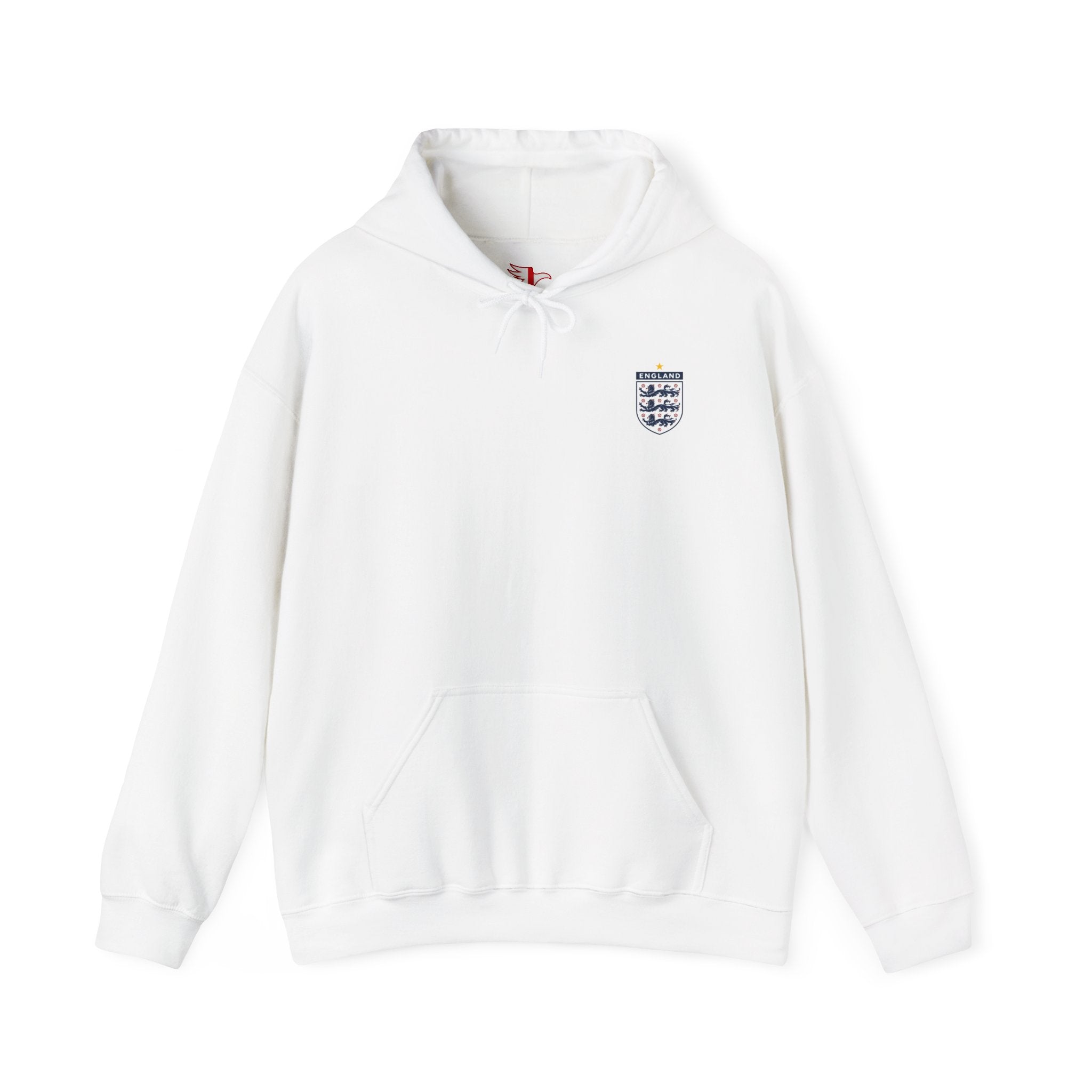 England Football Hoodie — Bellingham #10 Back Print