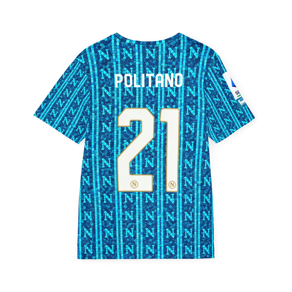 Men's Napoli Soccer Jersey — Politano #21 Blue All-Over Print