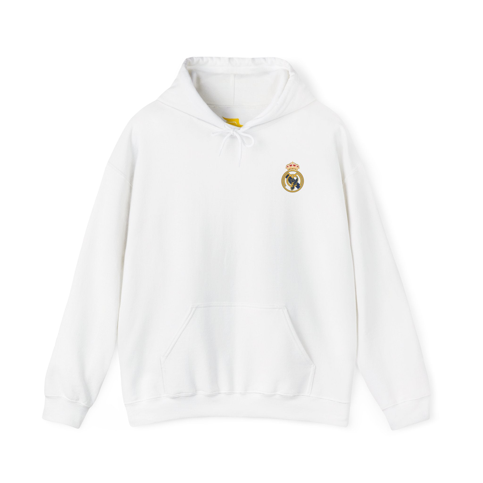 Mbappe Real Madrid Soccer Jersey Hoodie – Number 10 Back Print, Crest Chest Logo