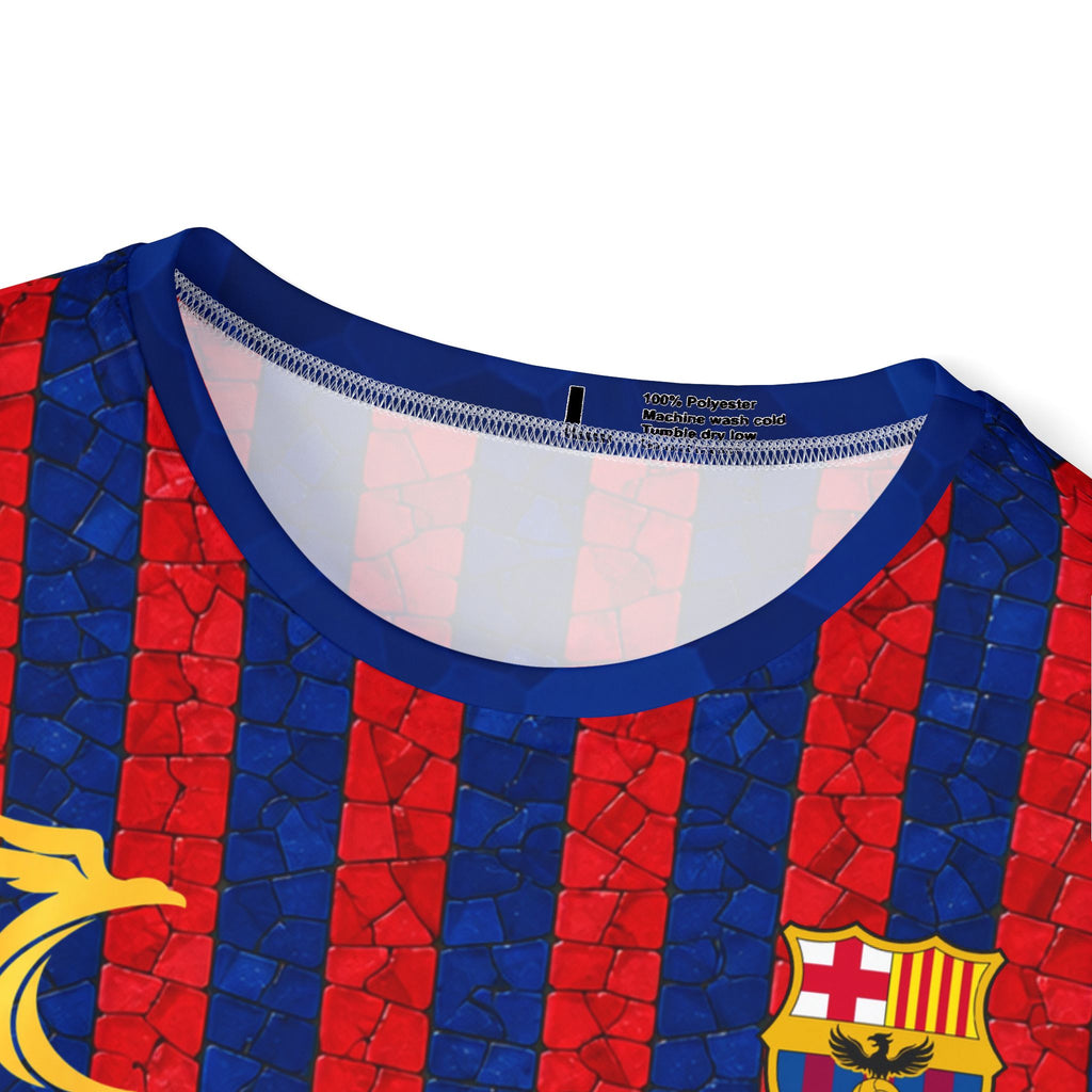 Vintage Messi Soccer Jersey — #10 Back Name Football Tee