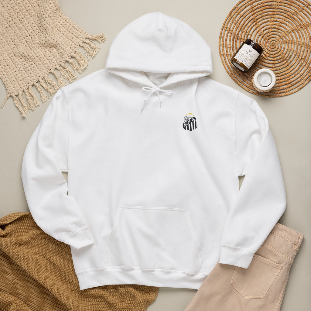 Neymar Jr. #10 Soccer Hoodie — Santos FC Crest Back/Chest Football Pullover