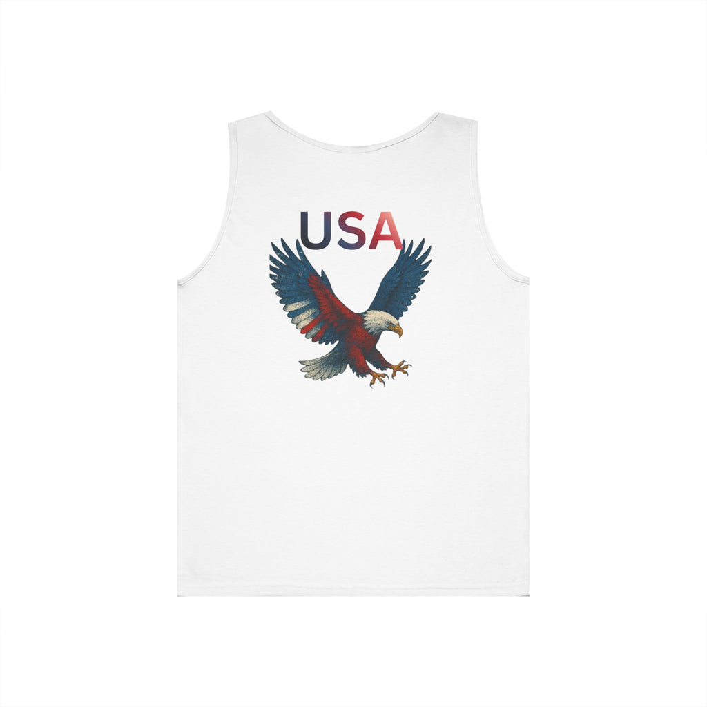 USA Eagle Tank Top — Patriotic American Flag Bald Eagle Graphic