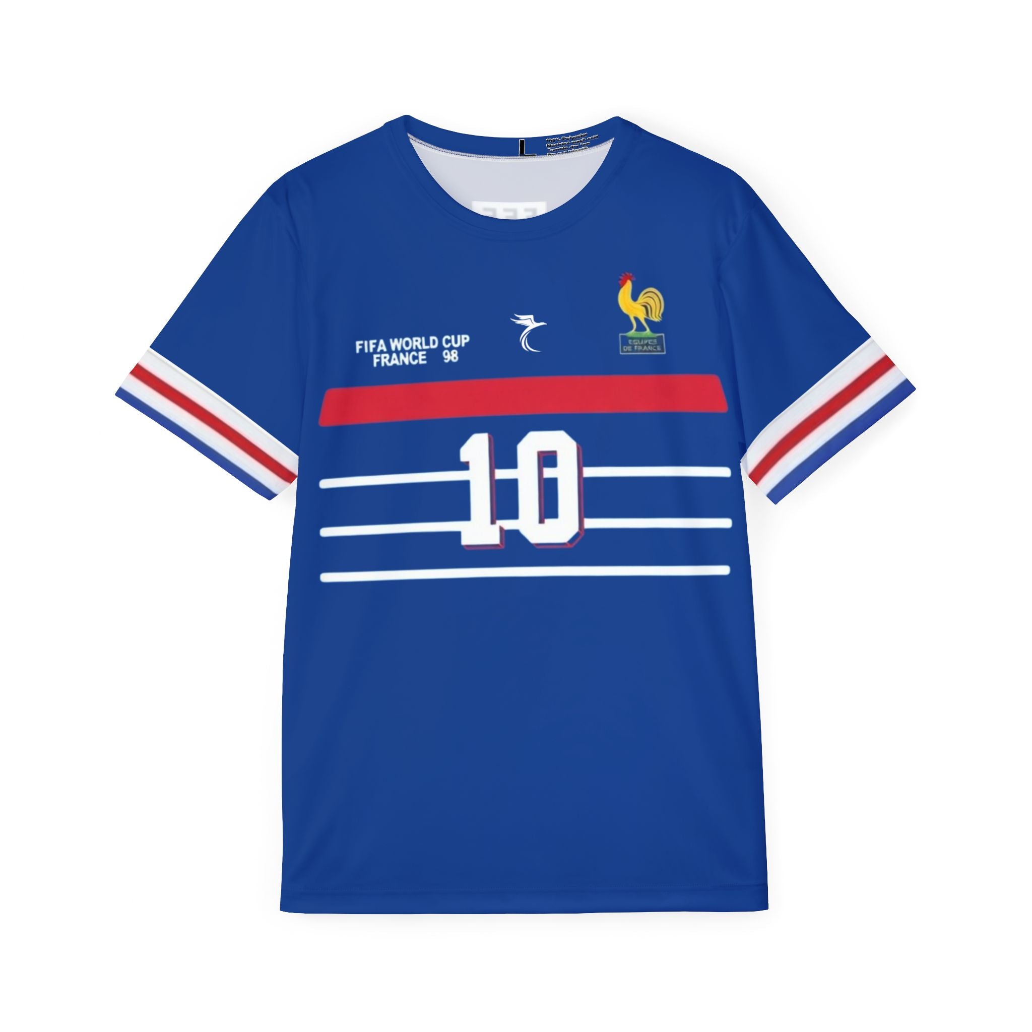 France Football Jersey — Zidane #10 Men's Soccer Shirt