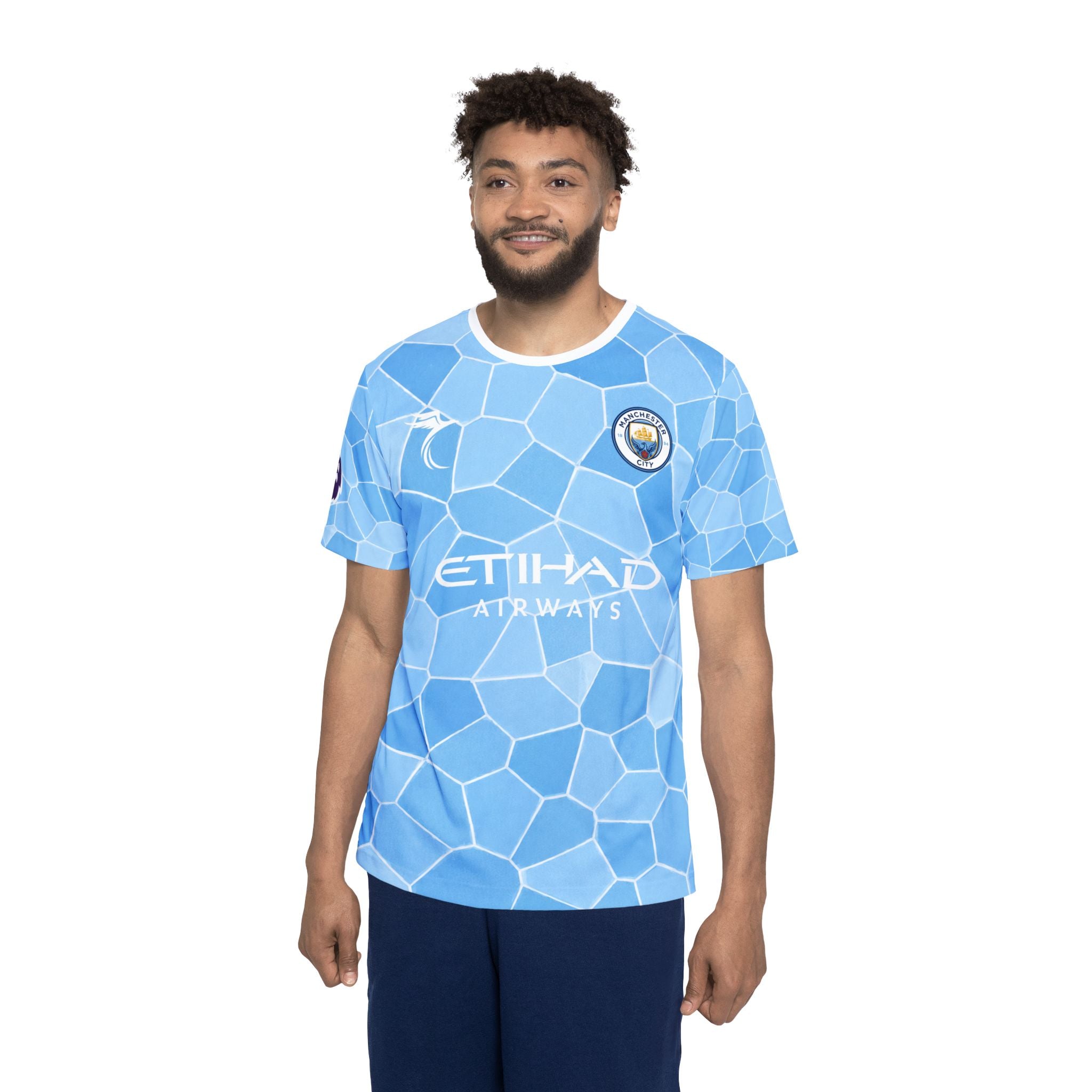 Men's Man City Soccer Jersey — Sky Blue Anderson #5 Fan Shirt