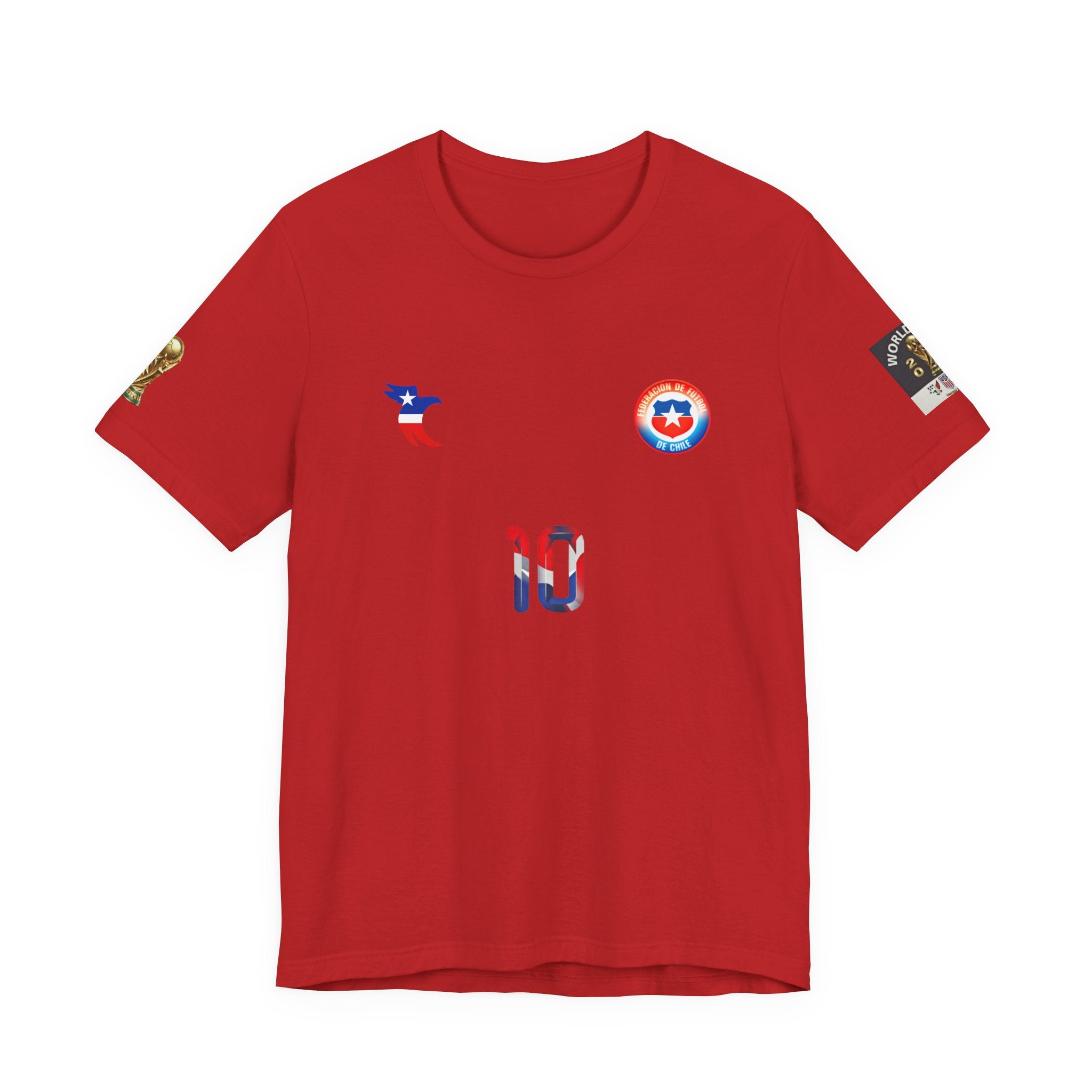 Alexis #7 Soccer Jersey Tee | Chile Football Number 7