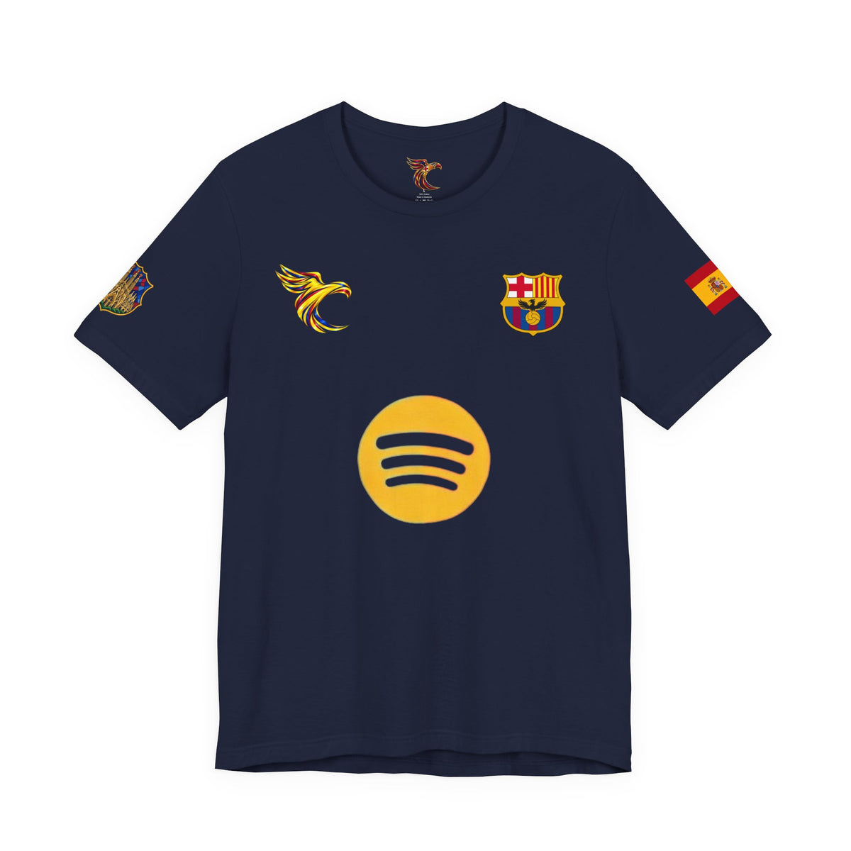 Barcelona Football Club Crest Black T-Shirt