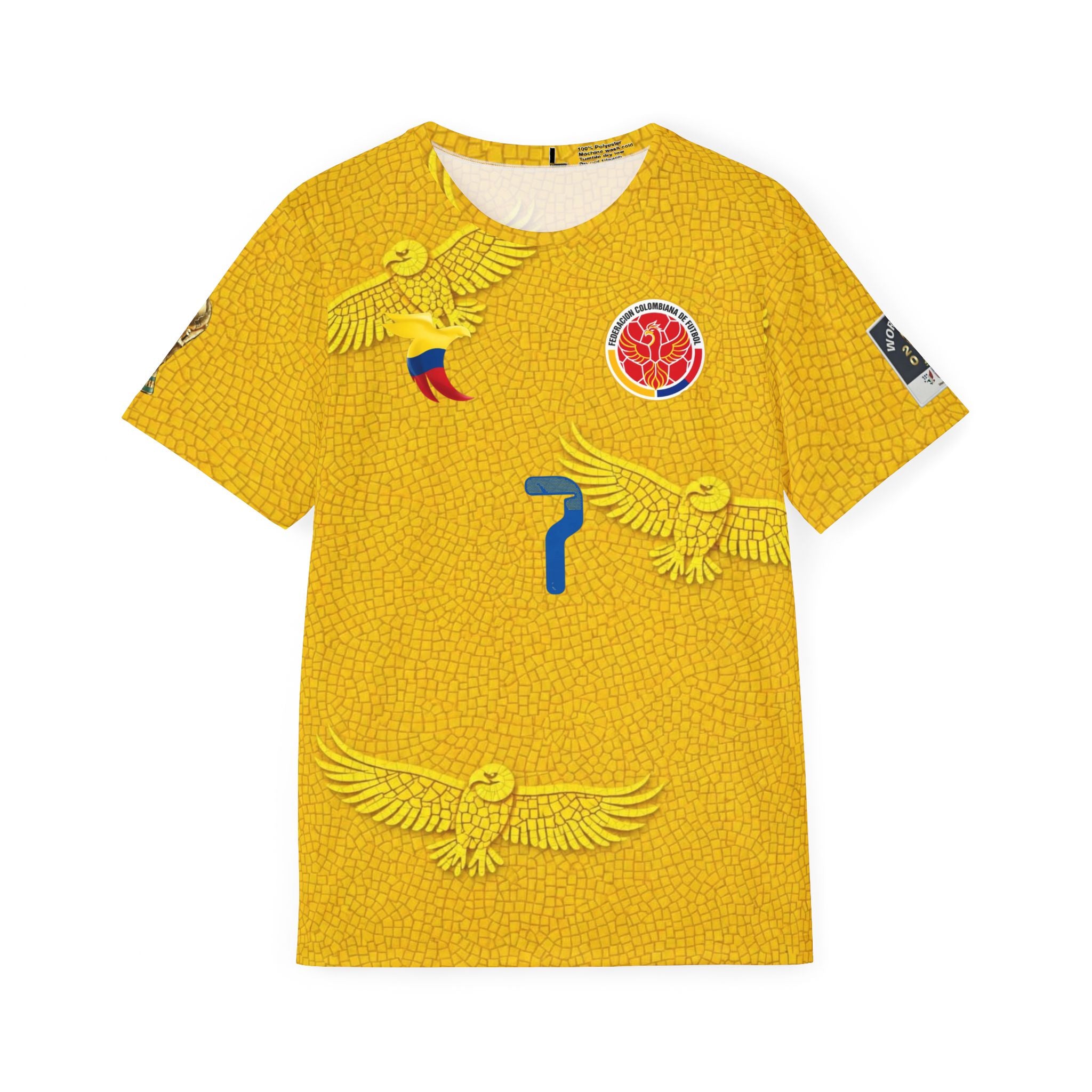 Colombian Yellow Soccer Jersey – Luis Díaz #7 Fan Shirt