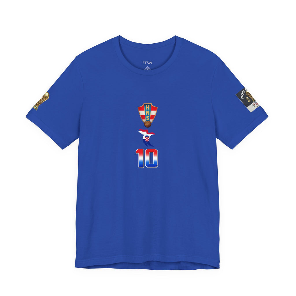 Modrić 10 Croatia Soccer Jersey Tee | Football Player Number Tee