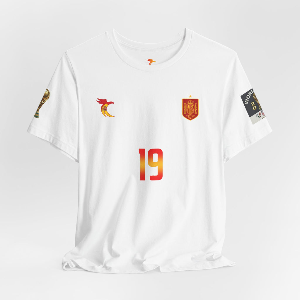 Lamine Yamal #19 World Cup Jersey Tee — Spain Football Fan Shirt