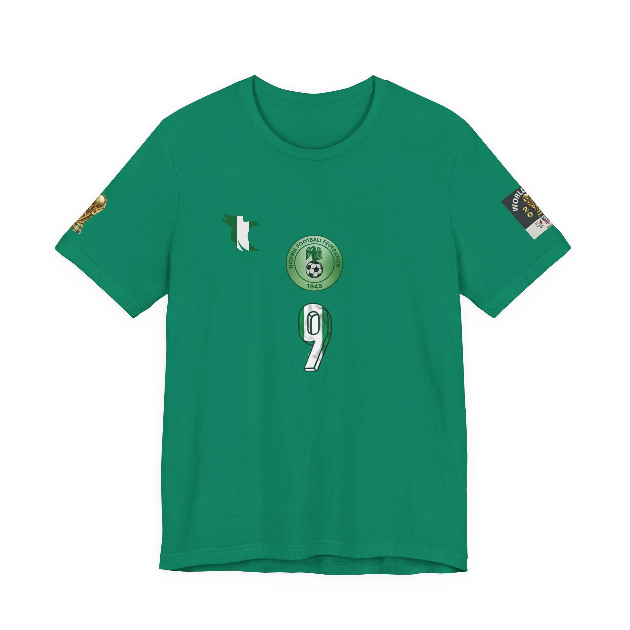 Osimhen #9 Nigeria Soccer Jersey T‑Shirt — National Team Fan Tee