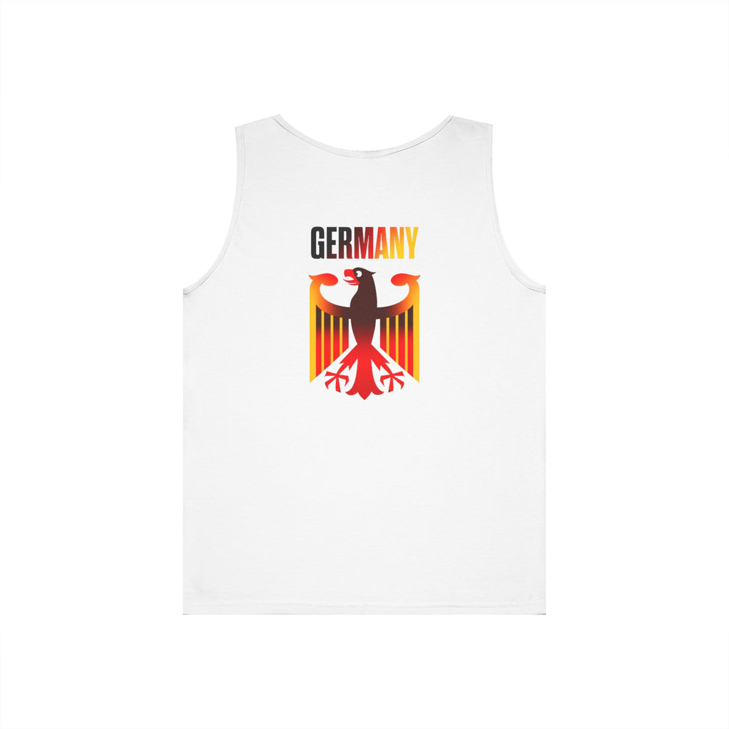 Germany Eagle Tank Top — Retro German Flag Crest Tee