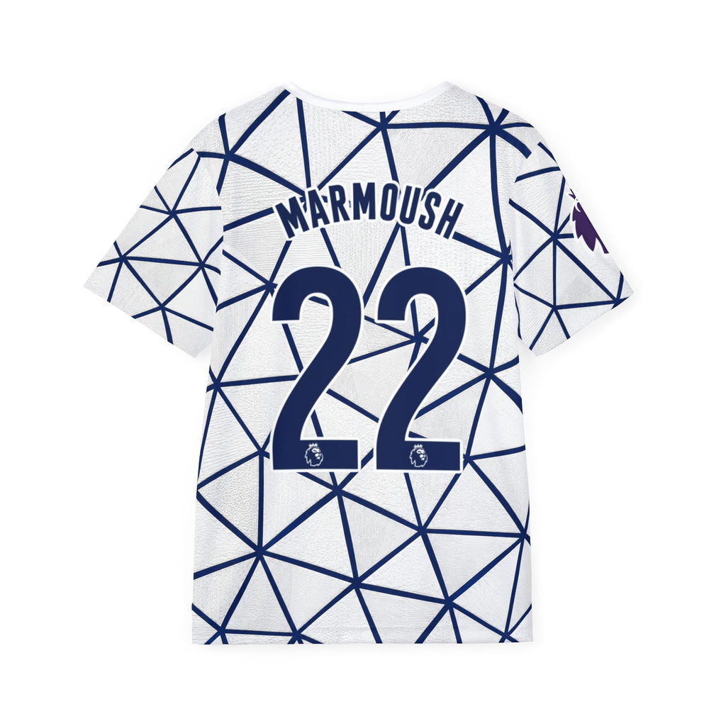 Tottenham-Inspired Men’s Soccer Jersey – AIA Front, Marmoush #22 Back