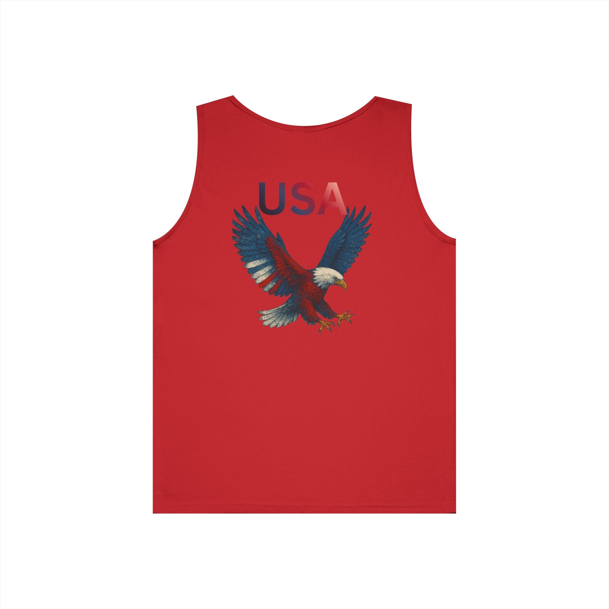 USA Eagle Tank Top — Patriotic American Flag Bald Eagle Graphic