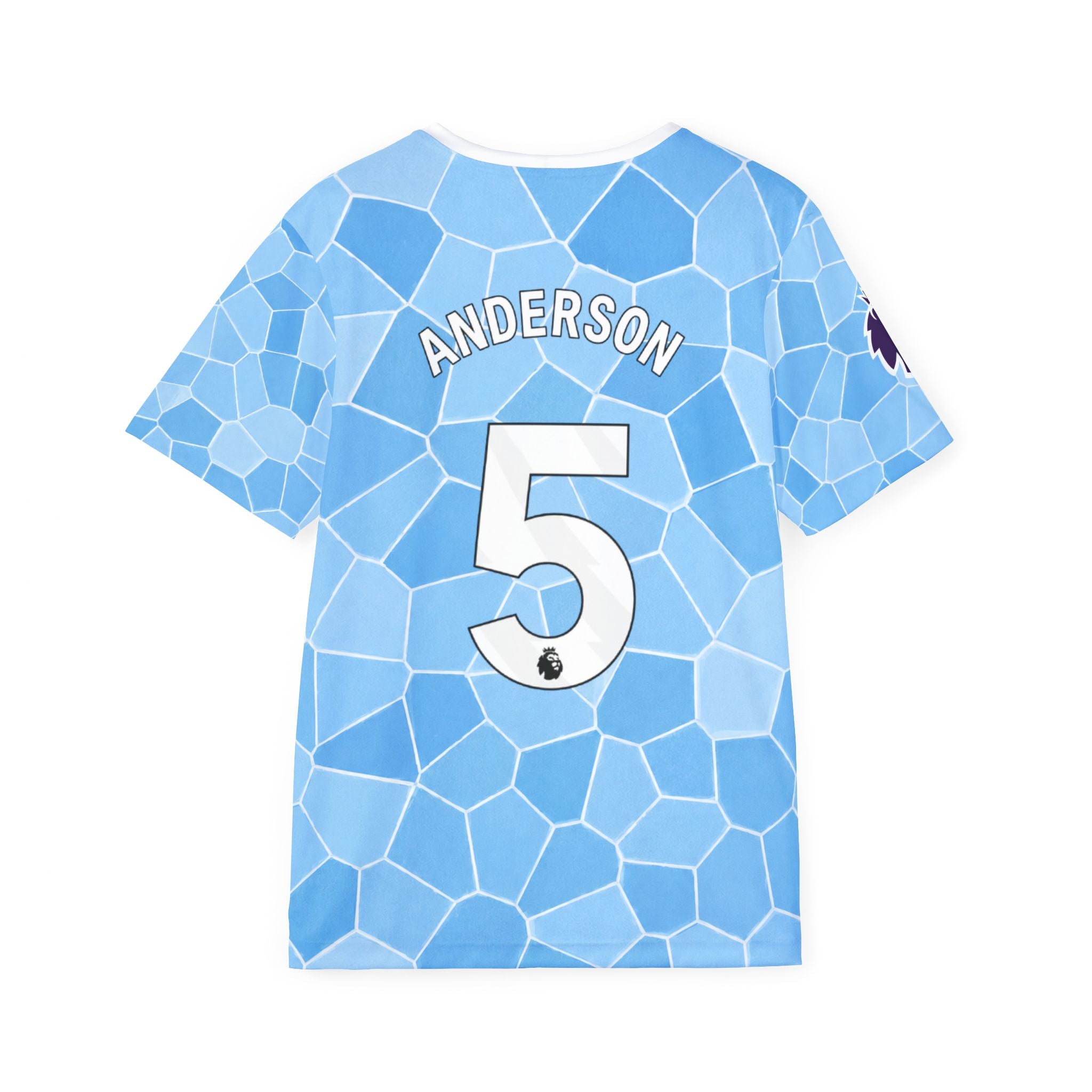 Men's Man City Soccer Jersey — Sky Blue Anderson #5 Fan Shirt