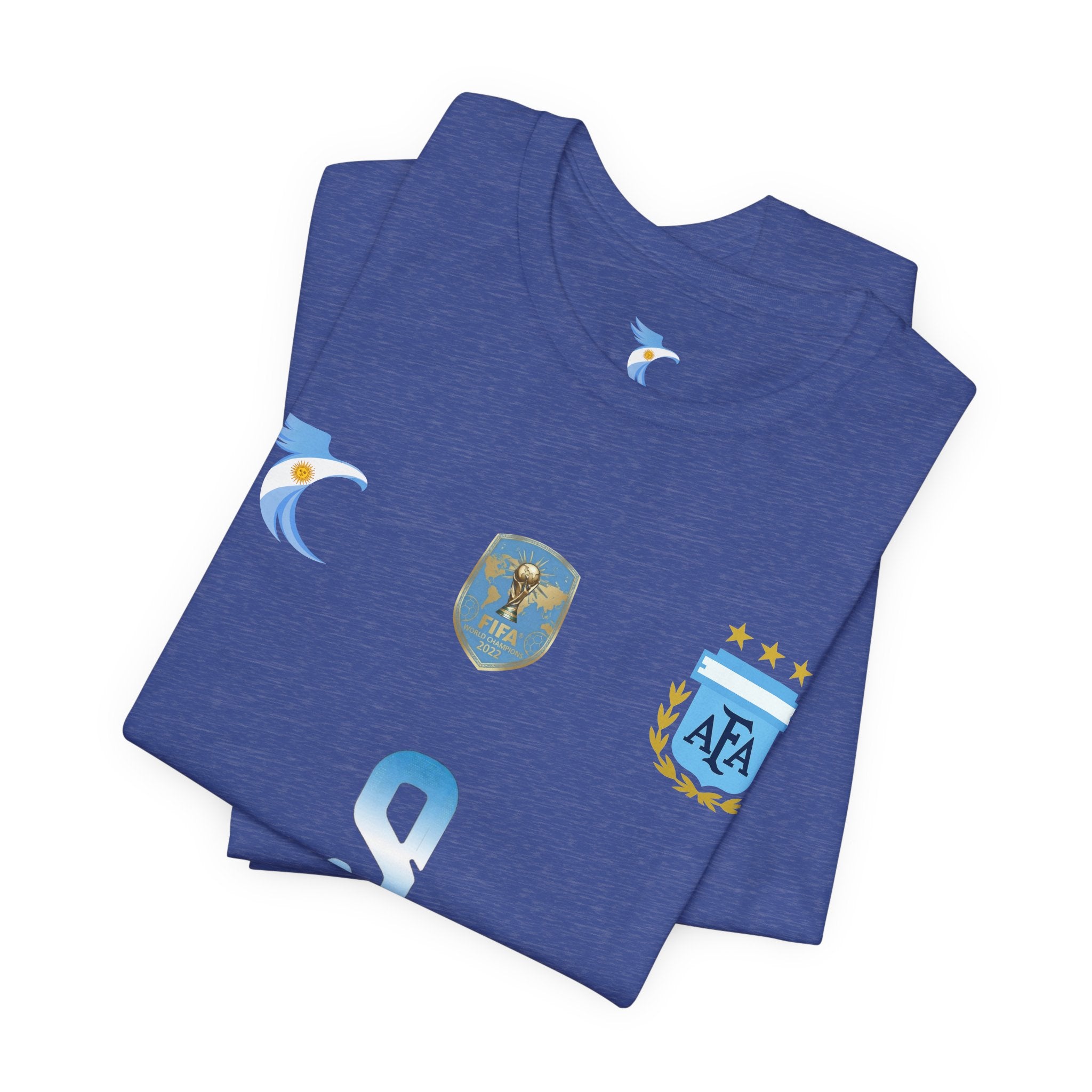 Argentina Alverez #9 Jersey Tee — J. Álvarez #9 Replica Football Shirt
