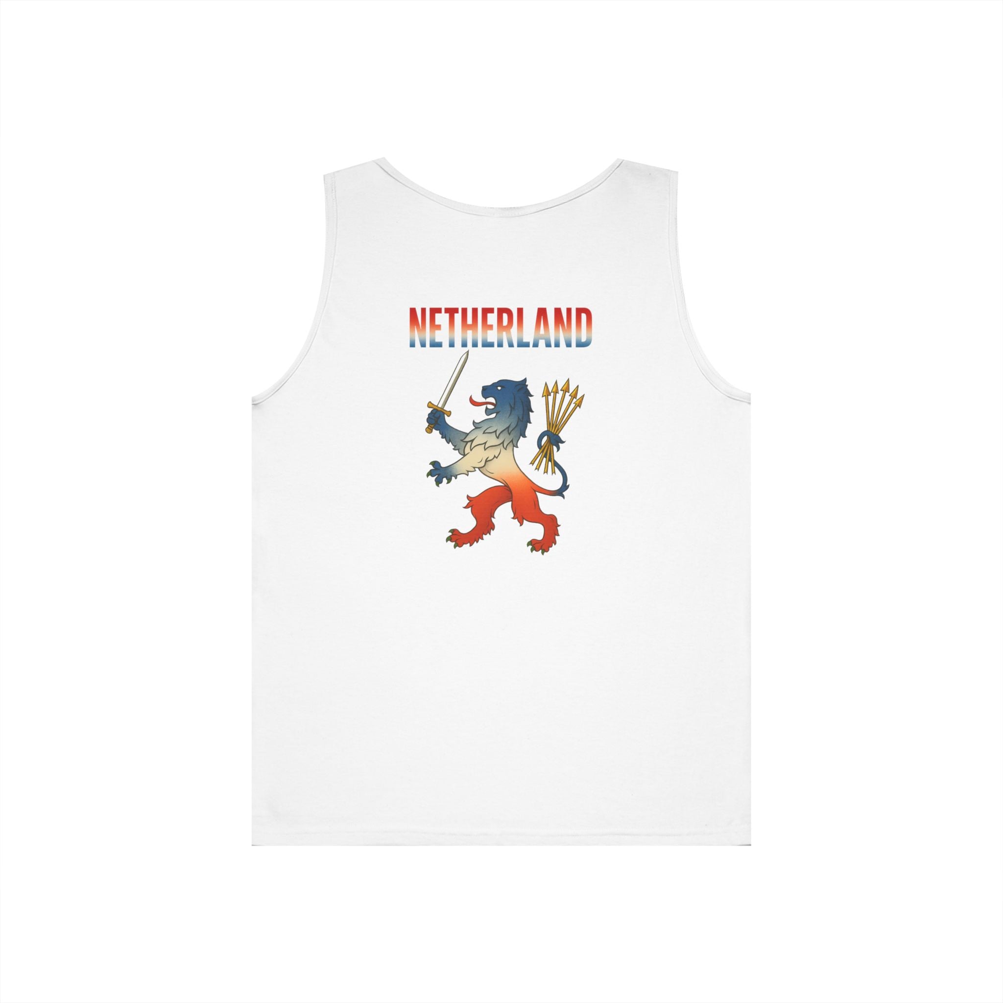Netherland Lion Tank Top — Vintage Dutch Flag Lion Graphic