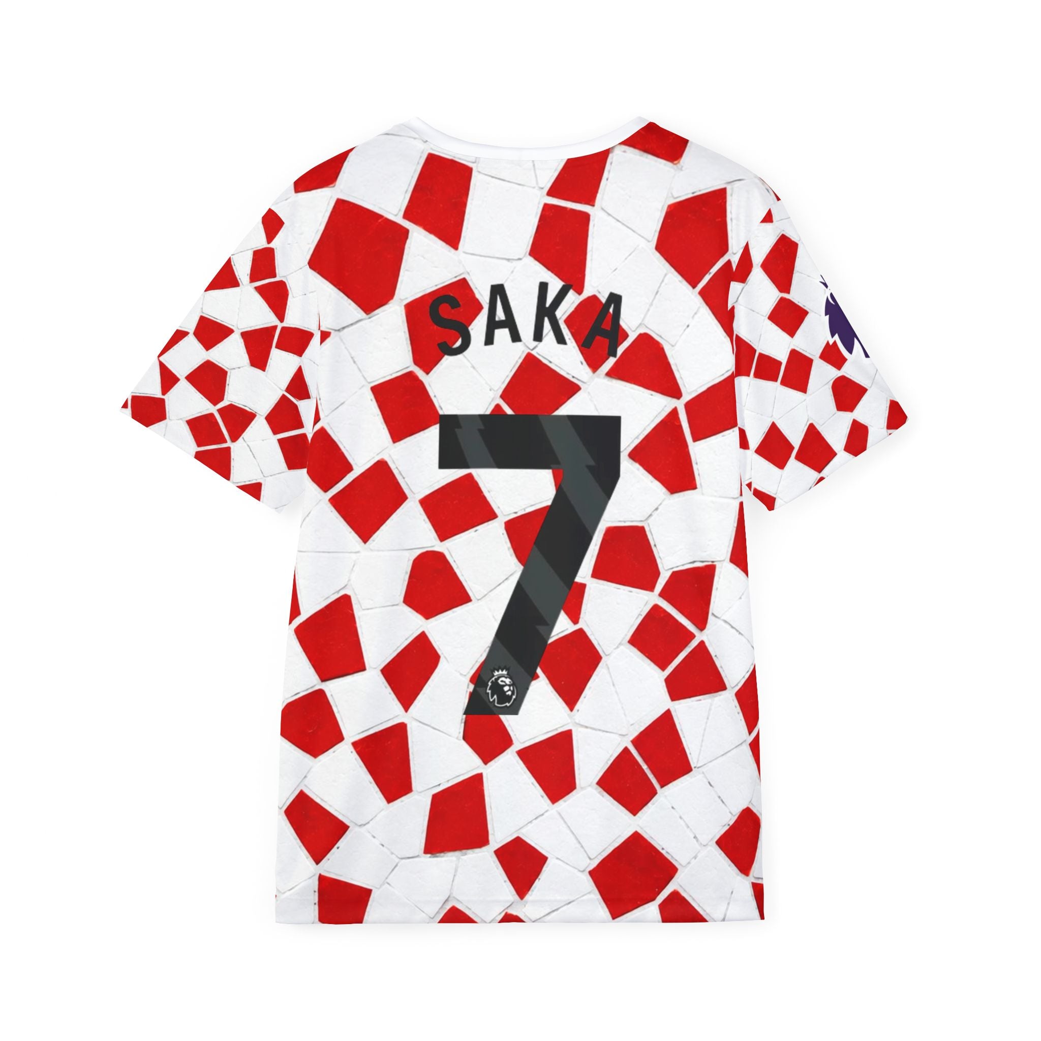 Red Arsenal Football Jersey — 'Saka 7' Men's Soccer Shirt