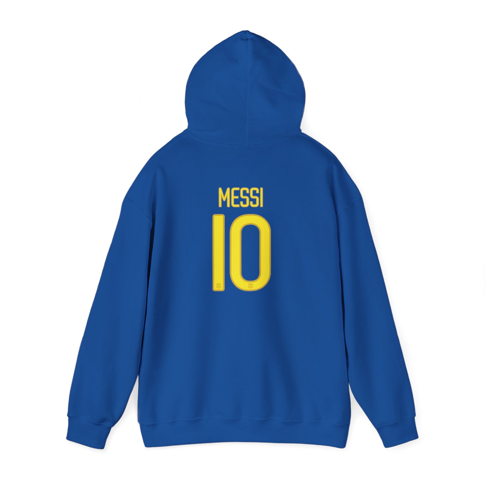 FC Barcelona #10 Pullover Hoodie — Messi Style Black Soccer Sweatshirt