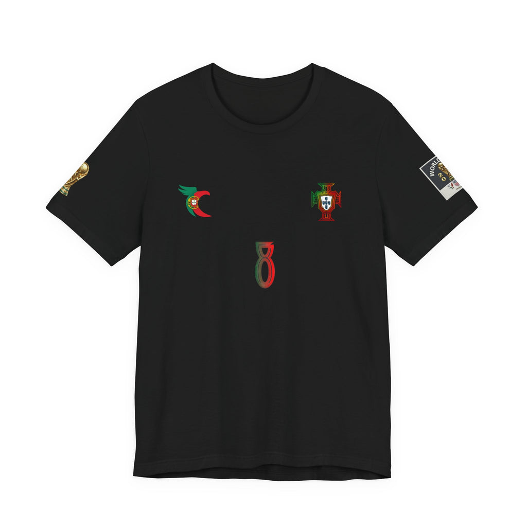 B. Fernandes Portugal Soccer Jersey Tee — Back Number 8 Football Fan Shirt