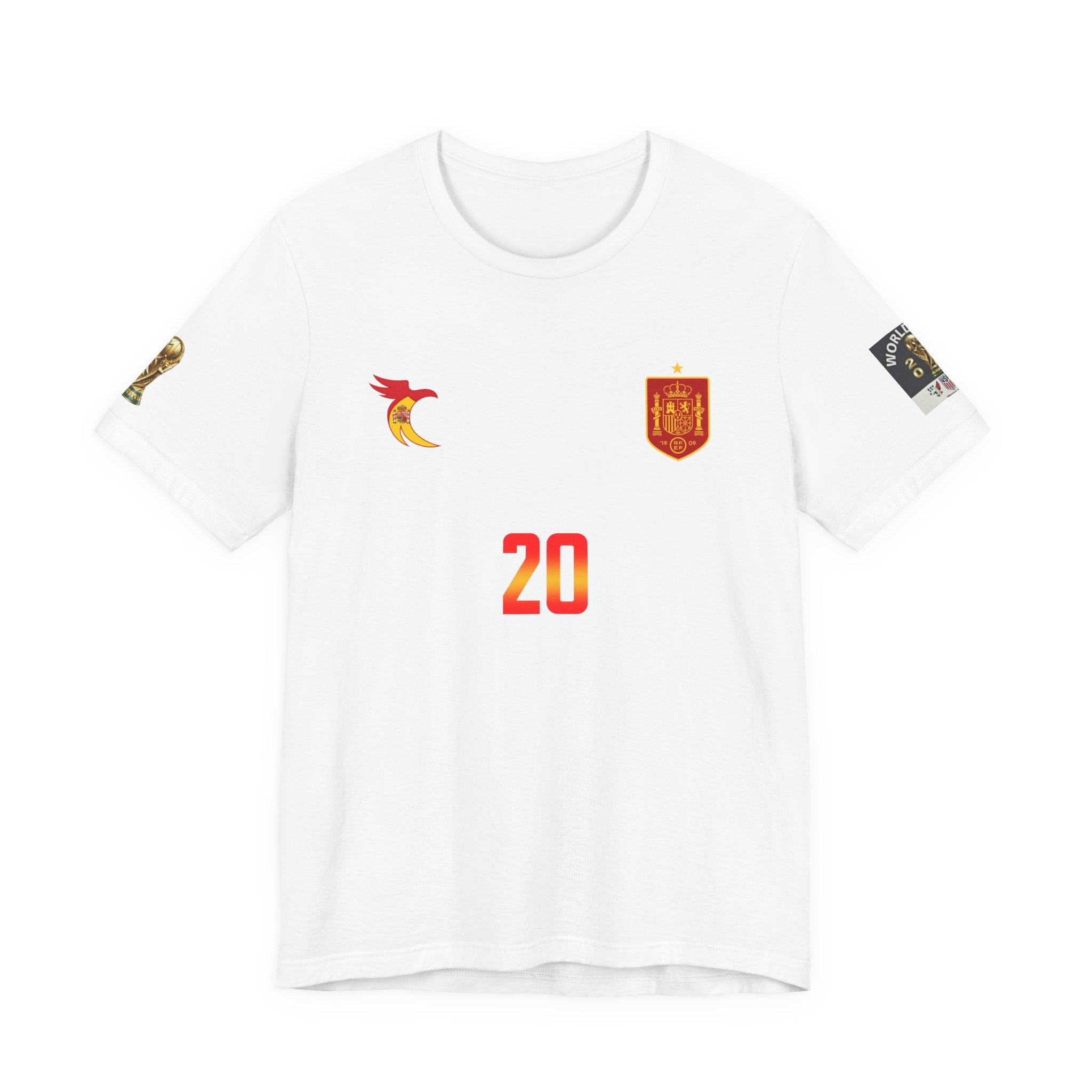 PEDRI 20 Soccer Jersey T-Shirt | Spain Football Name Number Tee