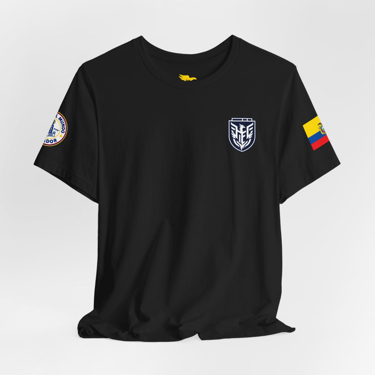 Custom Ecuador Flag Crest Jersey T-Shirt
