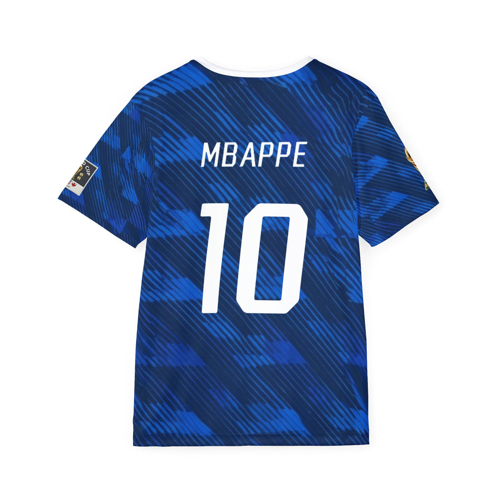 Mbappé #10 Blue Home Soccer Jersey — Men’s Football Shirt