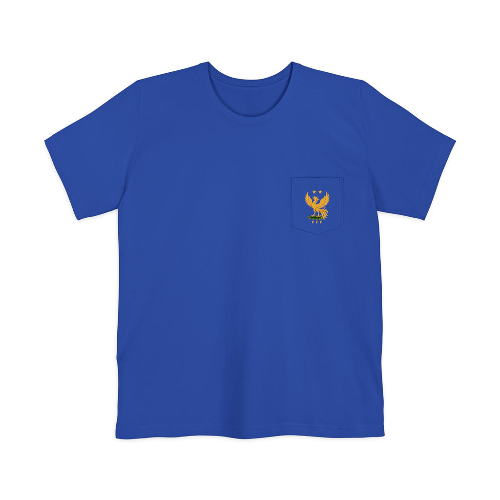 Mbappé #10 Pocket T-Shirt — French Football Fan Jersey