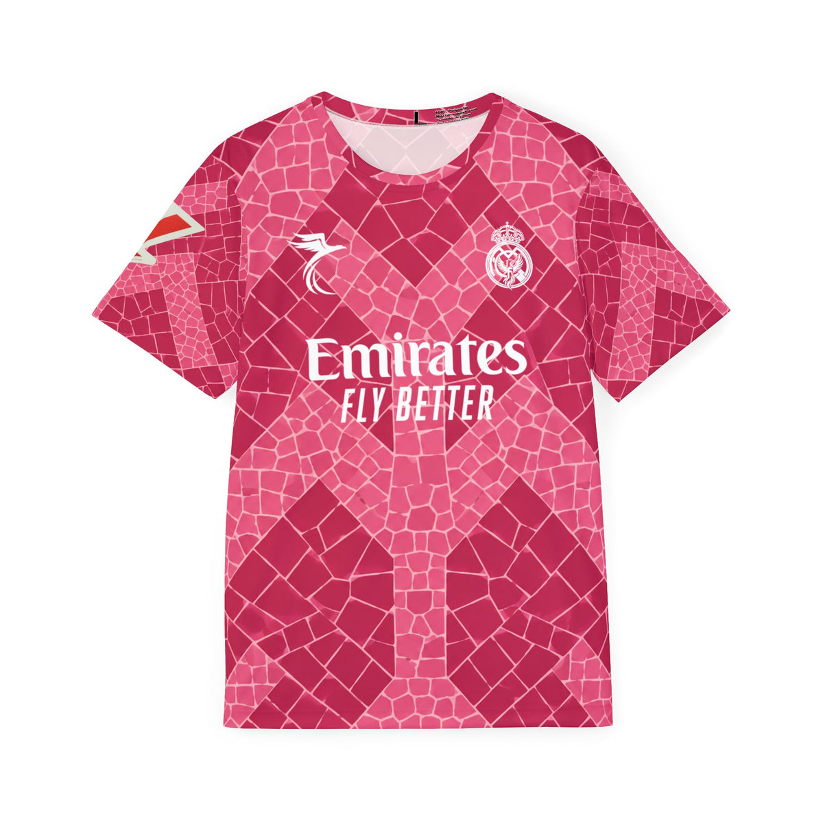 Pink Mosaic Sports Jersey - #10 Mbappé Soccer Shirt