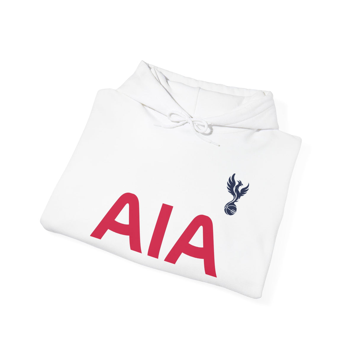 Tottenham Hotspur 17 Savio Football Hoodie — White AIA Logo Soccer Sweatshirt