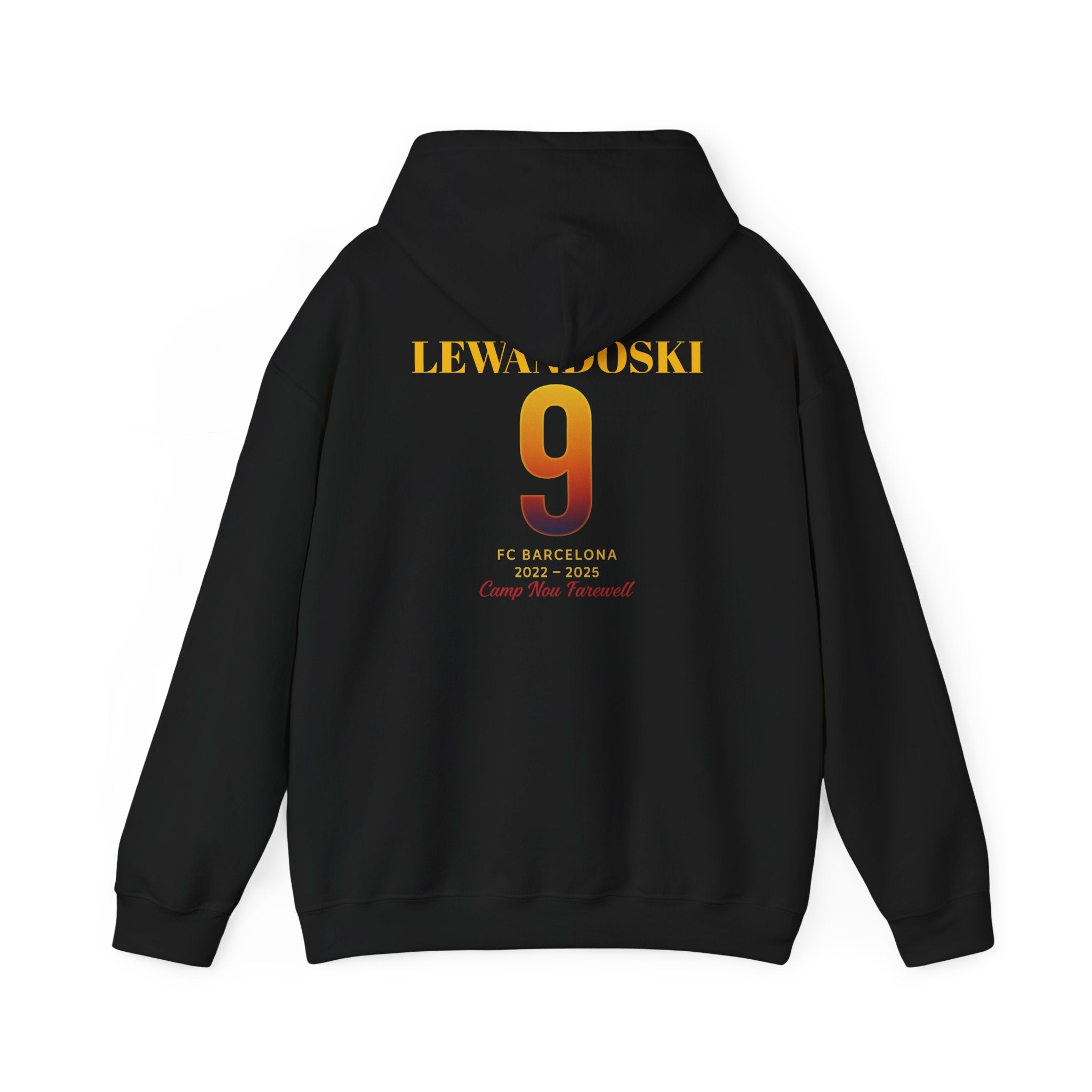 Farewell Lewandowski Number 9 Unisex Hoodie - Perfect for Sports Fans