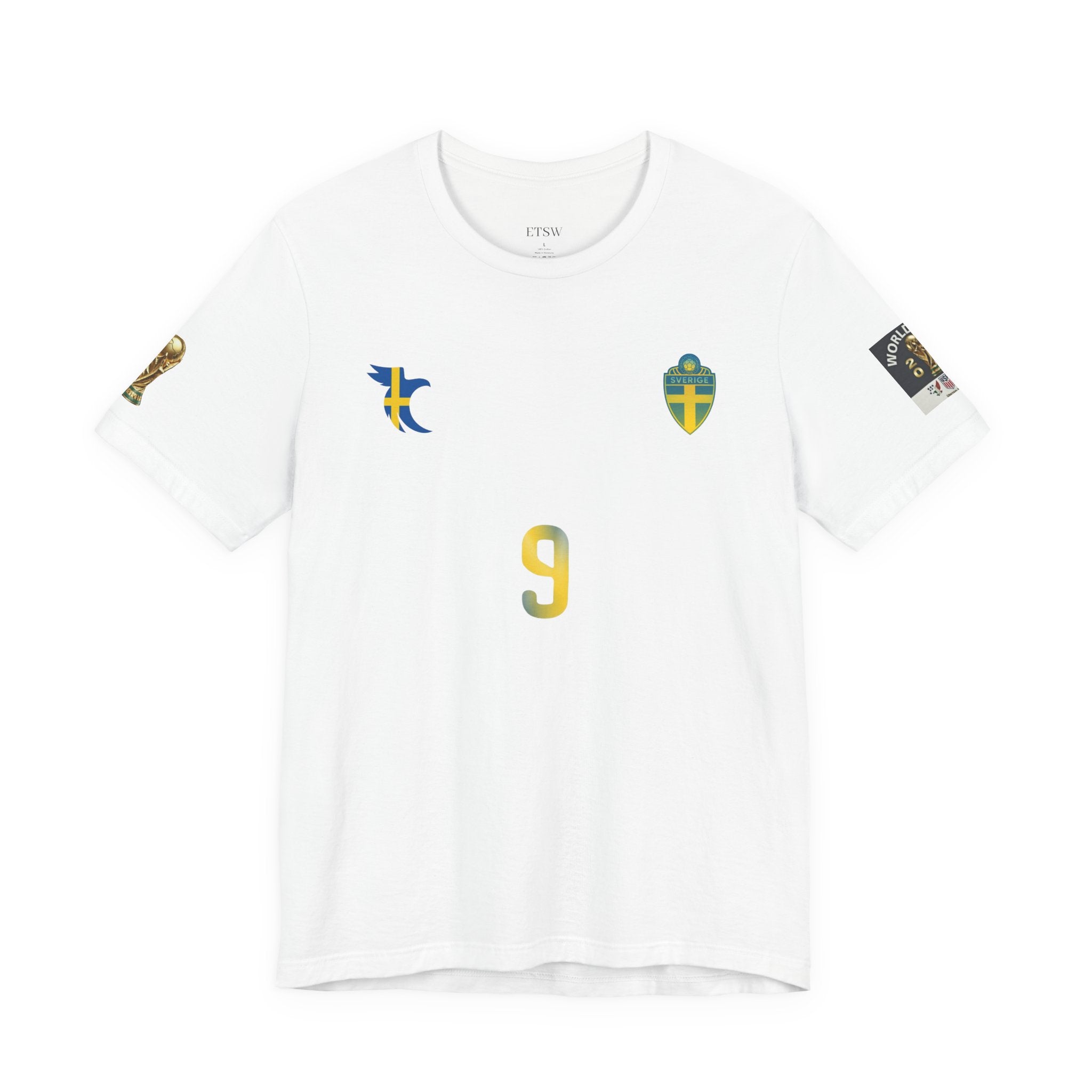 Swedish Isak #7 World Cup Jersey Tee