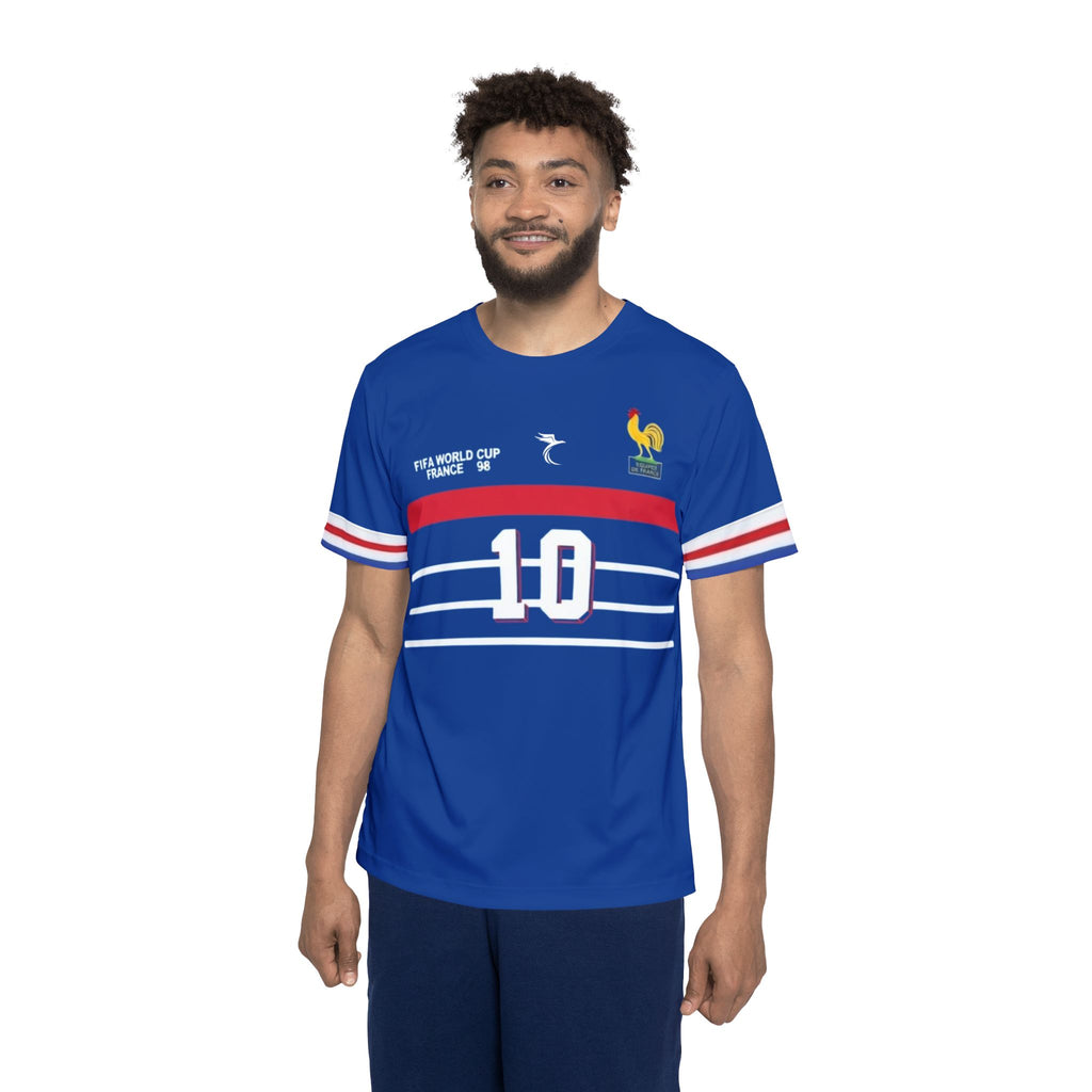 France Football Jersey — Zidane #10 Men's Soccer Shirt