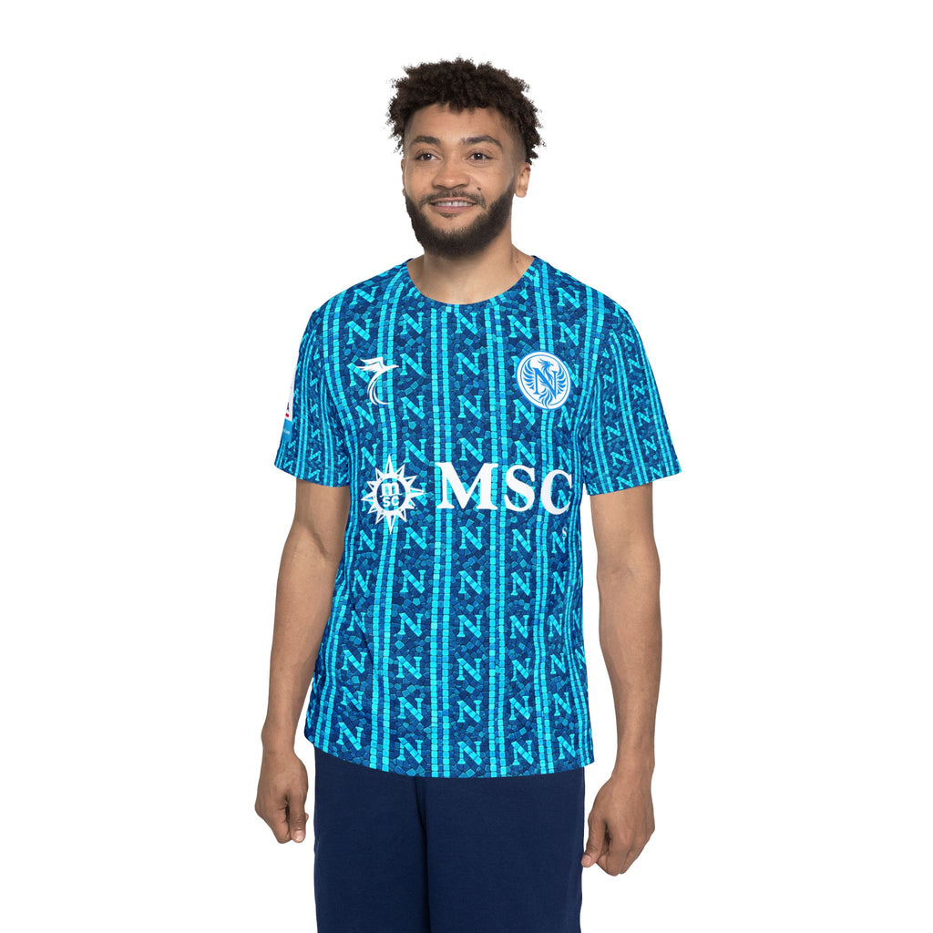 Napoli Blue De Bruyne #11 Men's Sports Jersey — All-Over Print Football Shirt