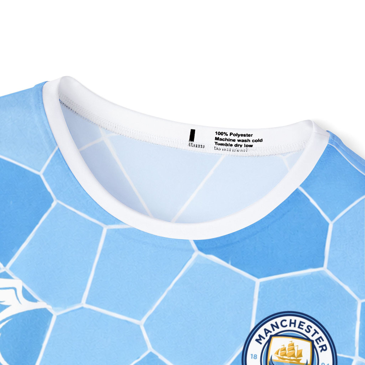 Men's Sky Blue Football Jersey – Cherki #10 All-Over Print