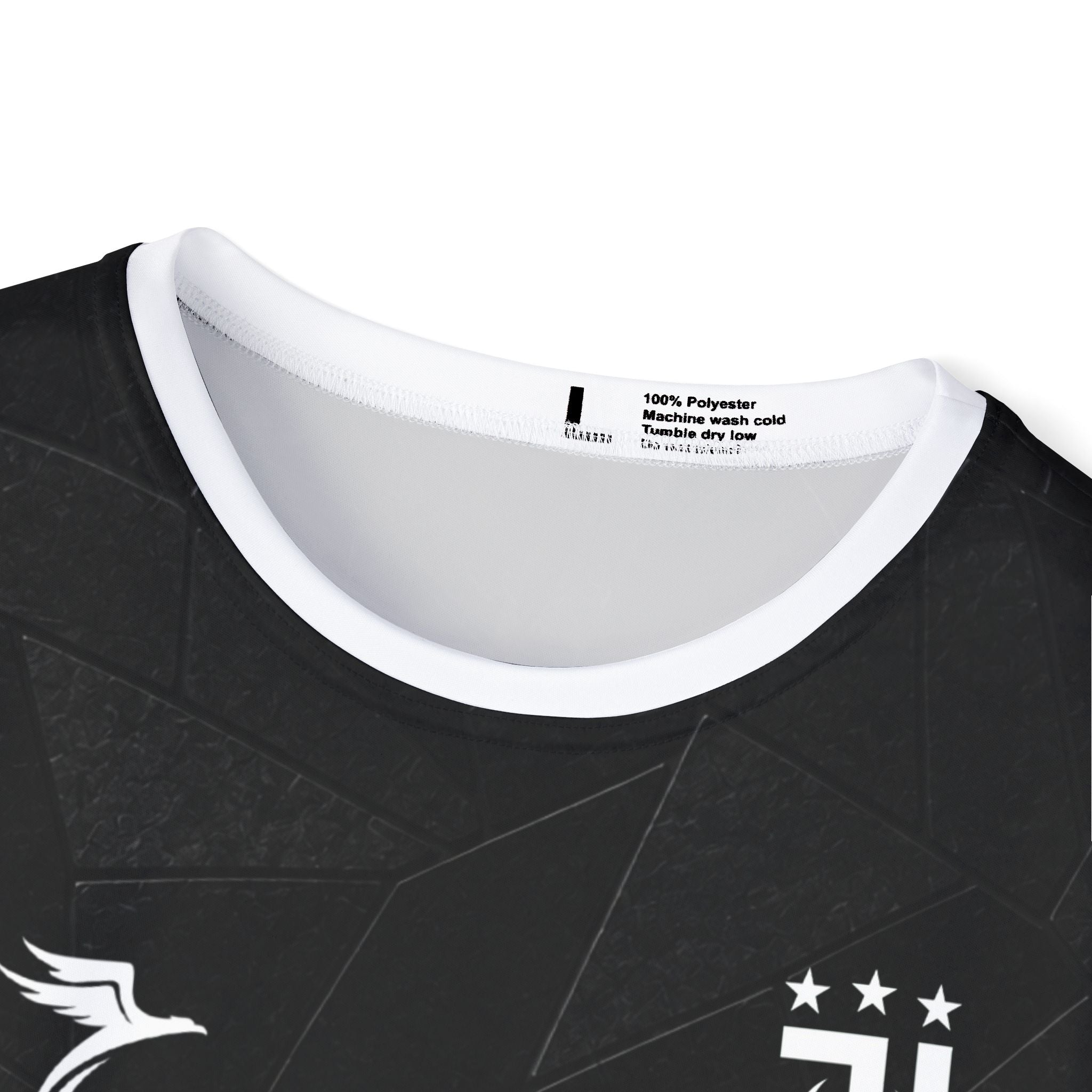 Black Football Jersey — Custom 'YILDIZ 10' Sports Tee