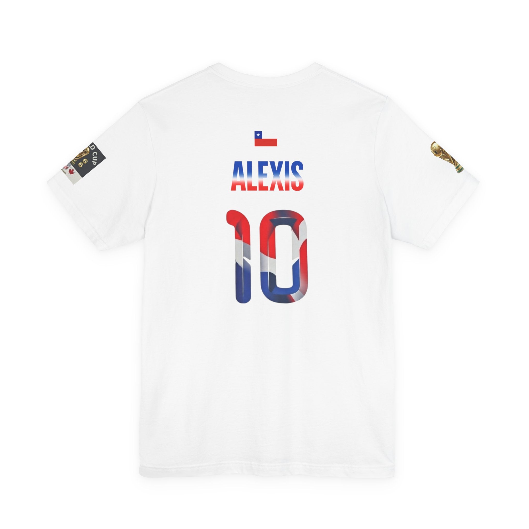 Alexis #7 Soccer Jersey Tee | Chile Football Number 7