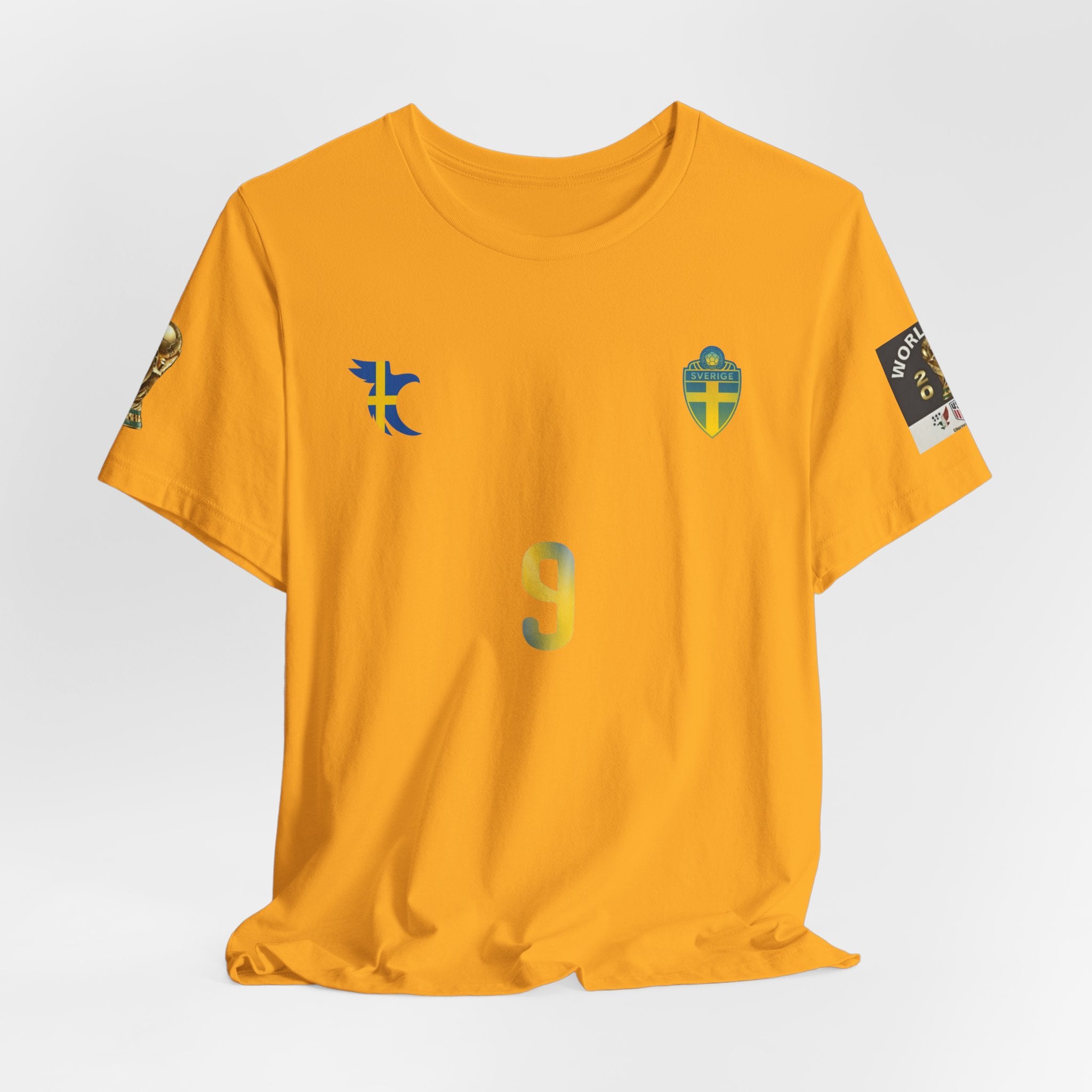 Swedish Isak #7 World Cup Jersey Tee