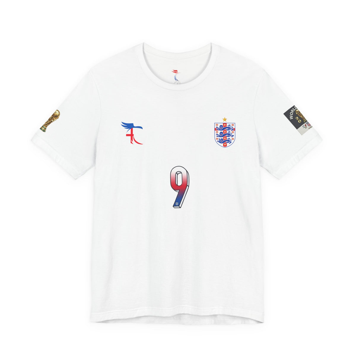 England Kane #9 Jersey Tee — Kane #9 Back Print