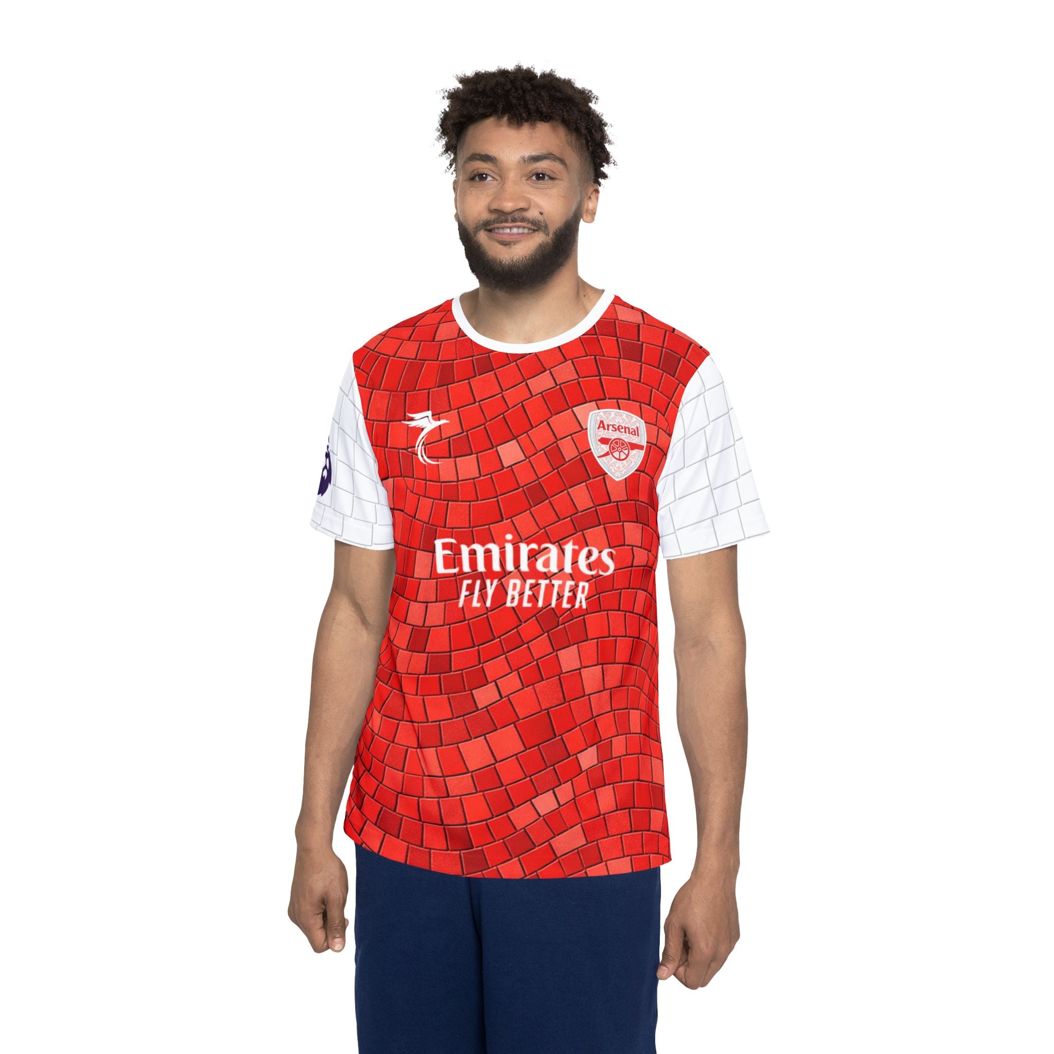 Red Arsenal Football Jersey — 'Saka 7' Men's Soccer Shirt