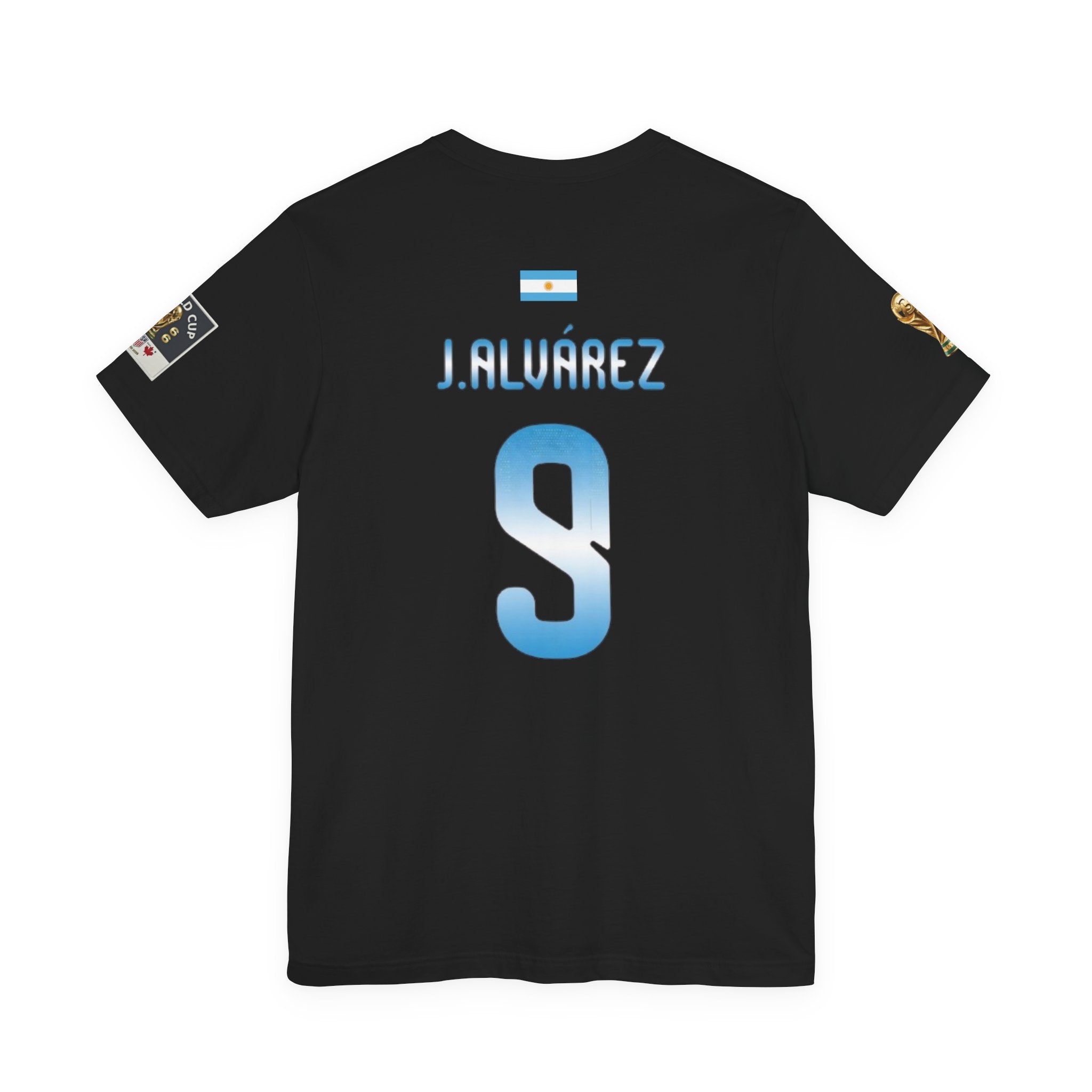 Argentina Alverez #9 Jersey Tee — J. Álvarez #9 Replica Football Shirt