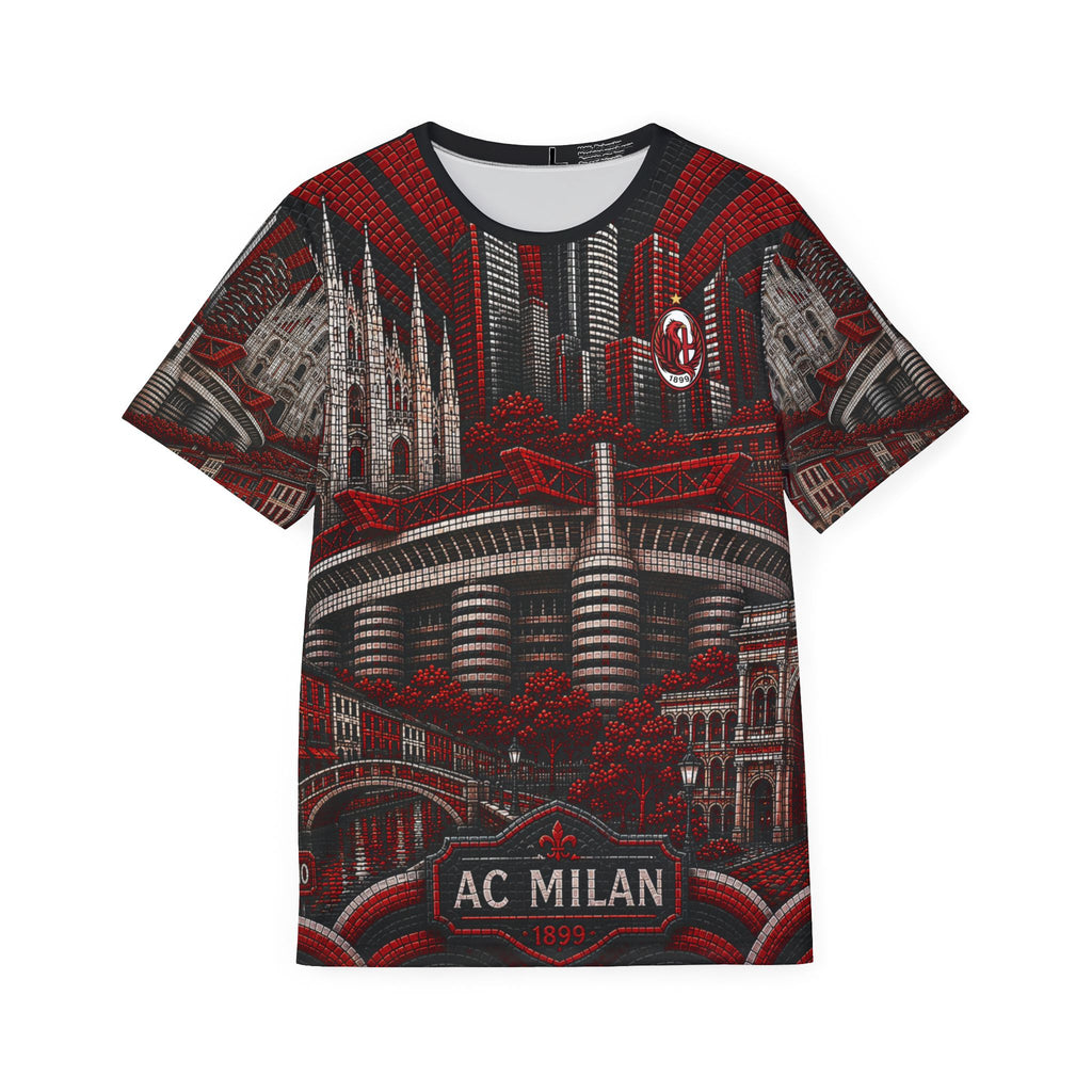 AC Milan Graphic Sports Jersey — All-Over Print Fan Tee
