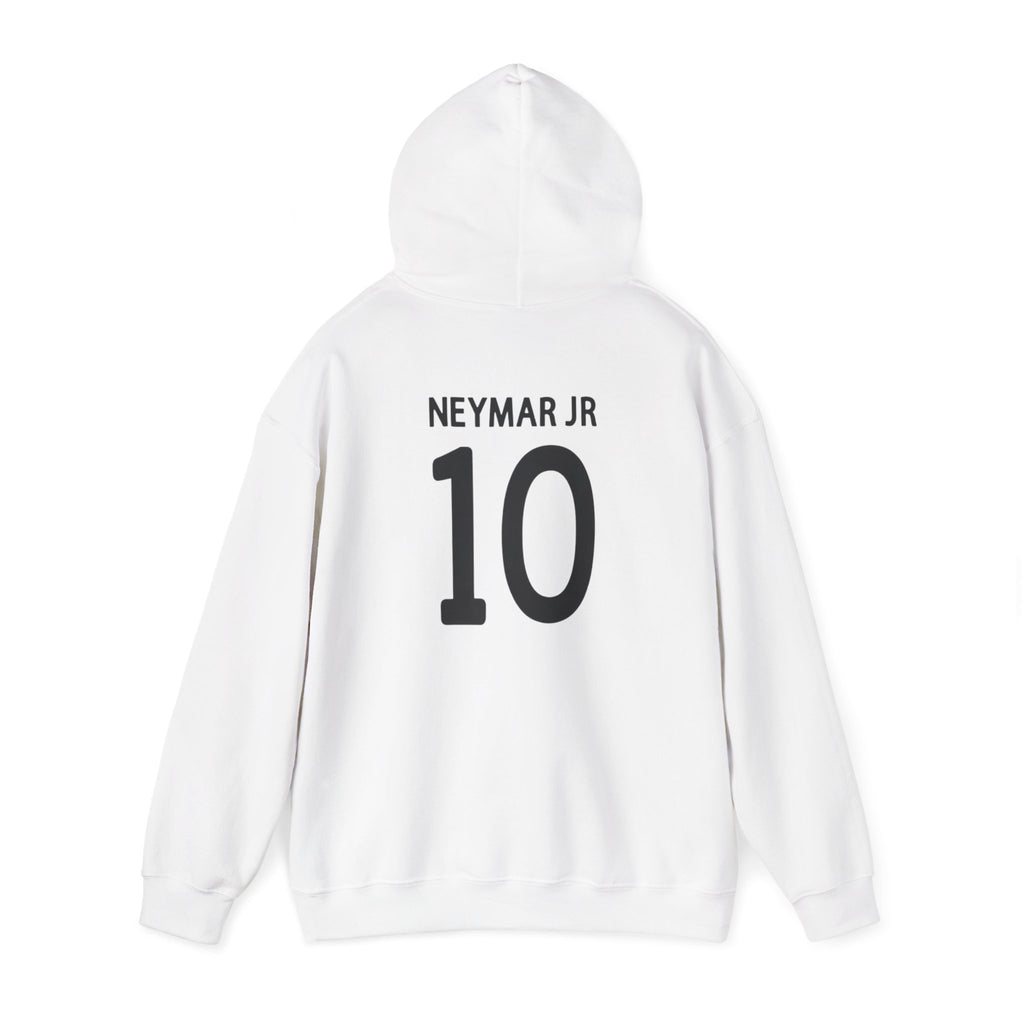 Neymar Jr. #10 Soccer Hoodie — Santos FC Crest Back/Chest Football Pullover