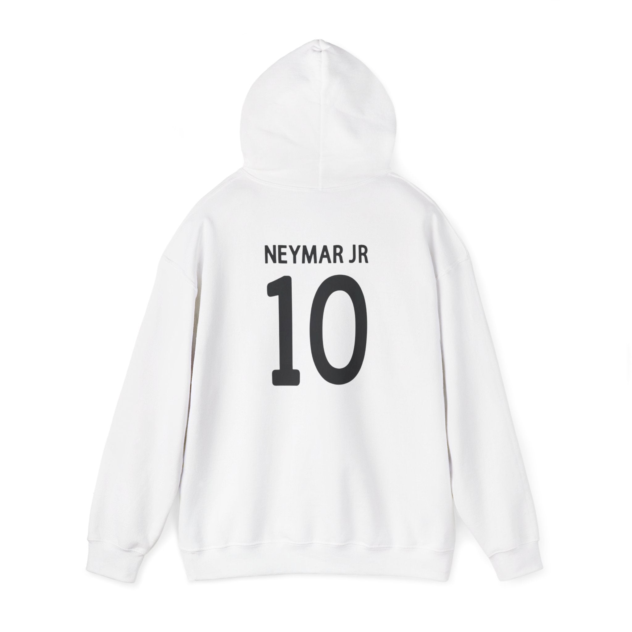 Neymar Jr. #10 Soccer Hoodie — Santos FC Crest Back/Chest Football Pullover